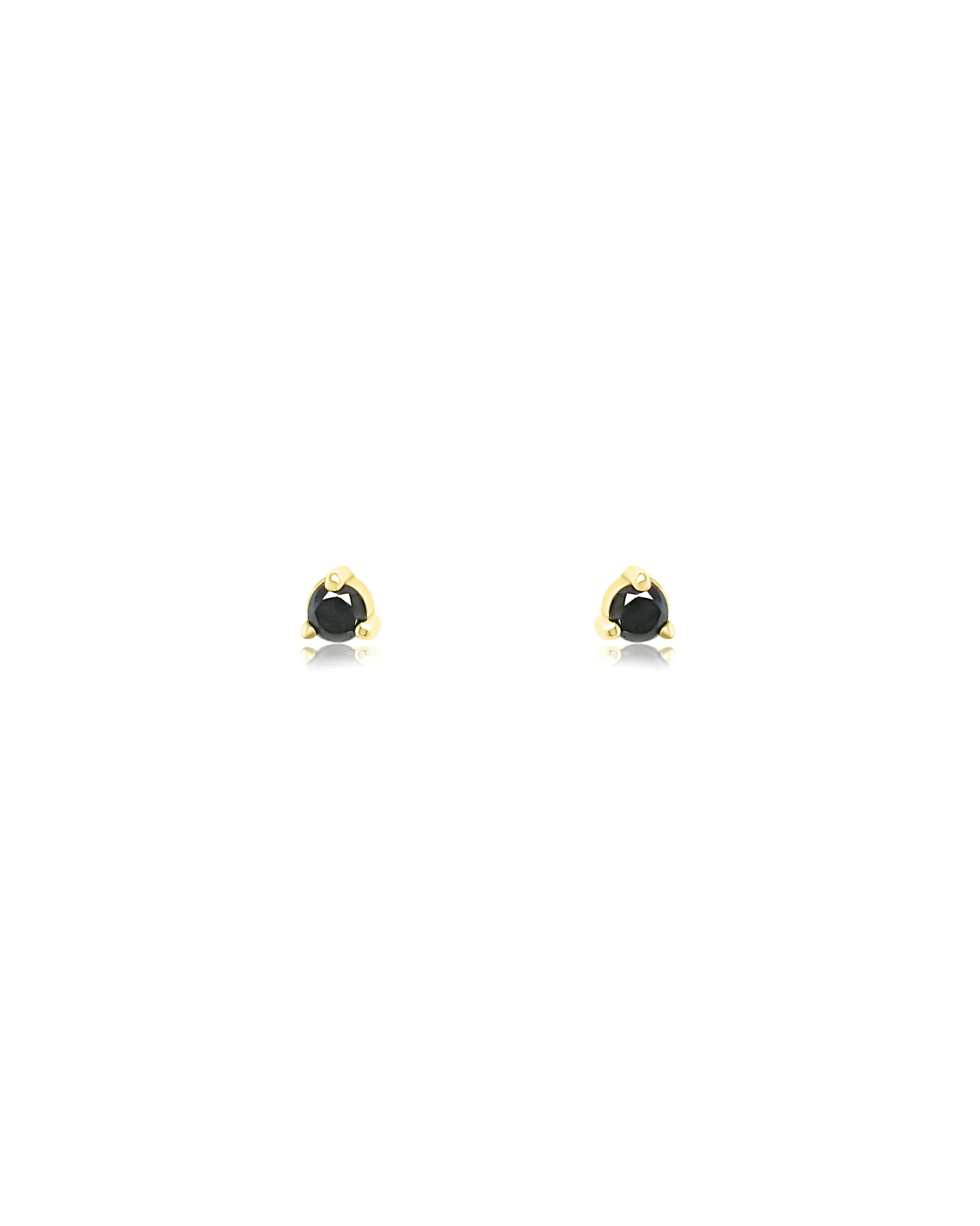 3 Prong Diamond Studs | 3mm