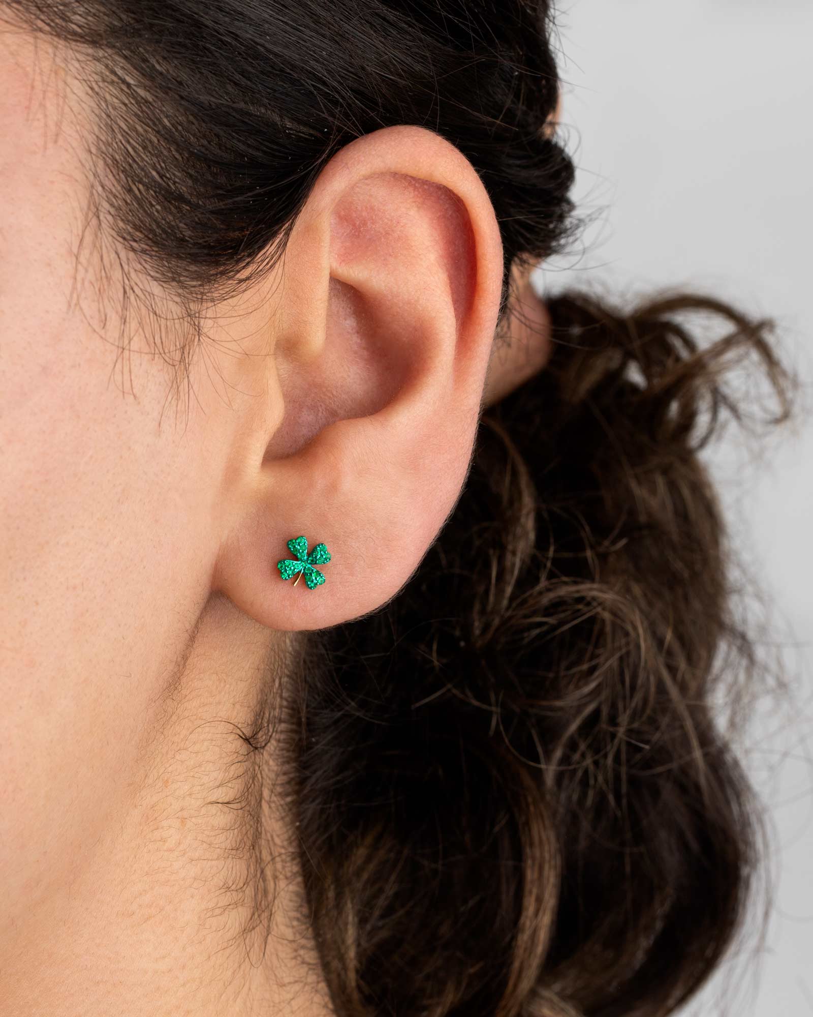 Clover Pavé Studs - Image 2