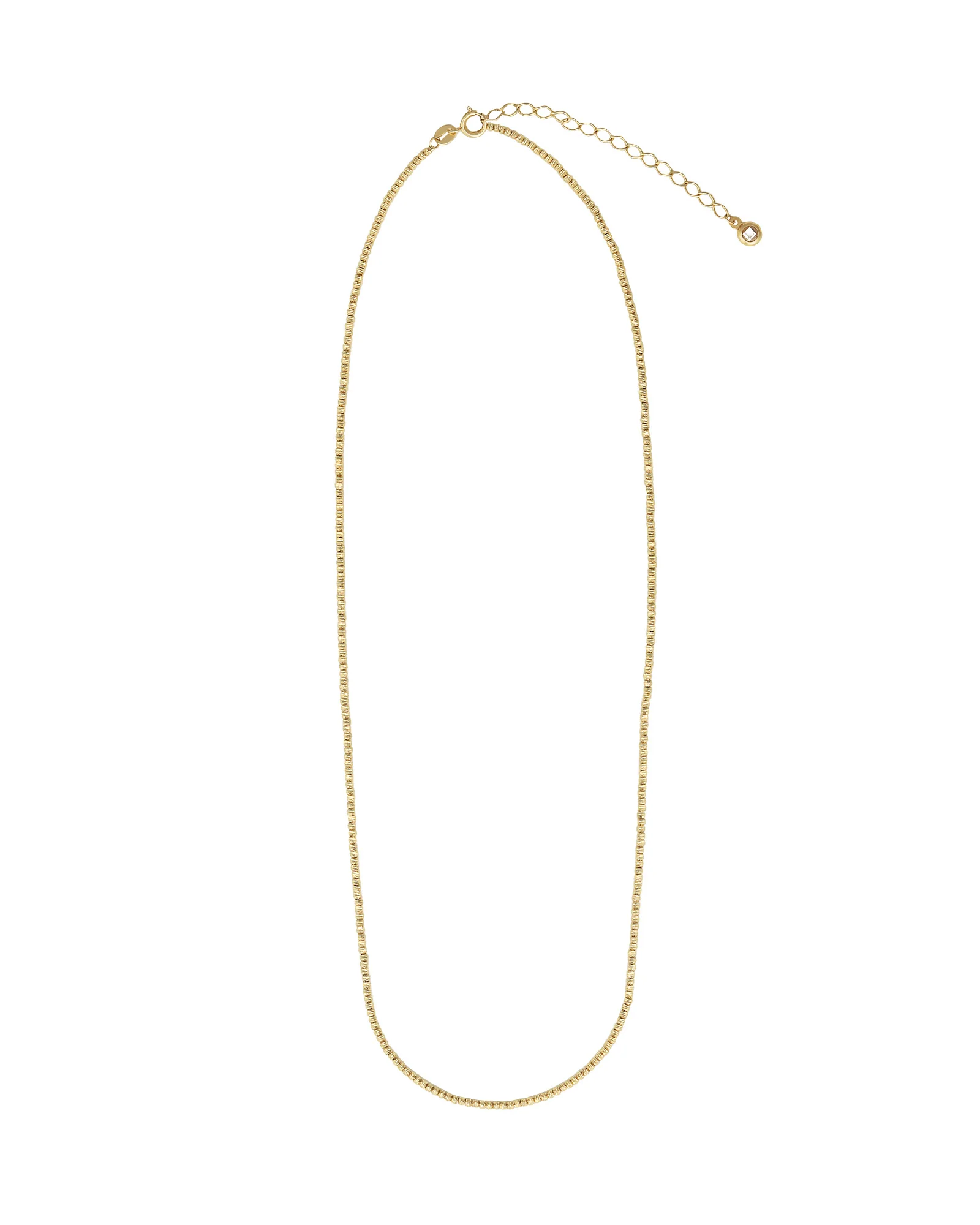 Diamond Cut Beaded Necklace - Image 3