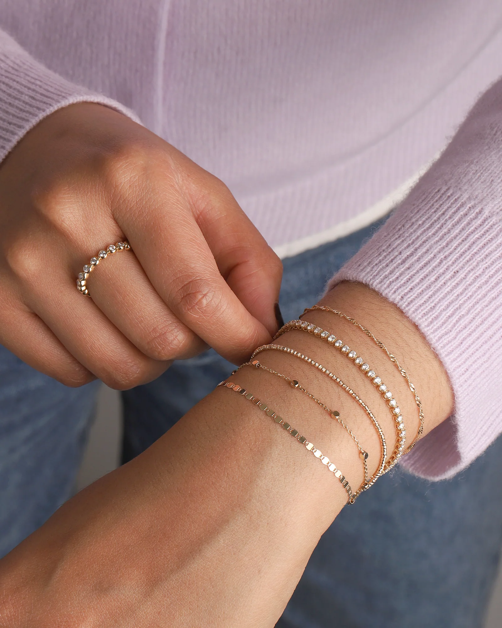Diamond Tennis Bracelet | Medium - Image 2