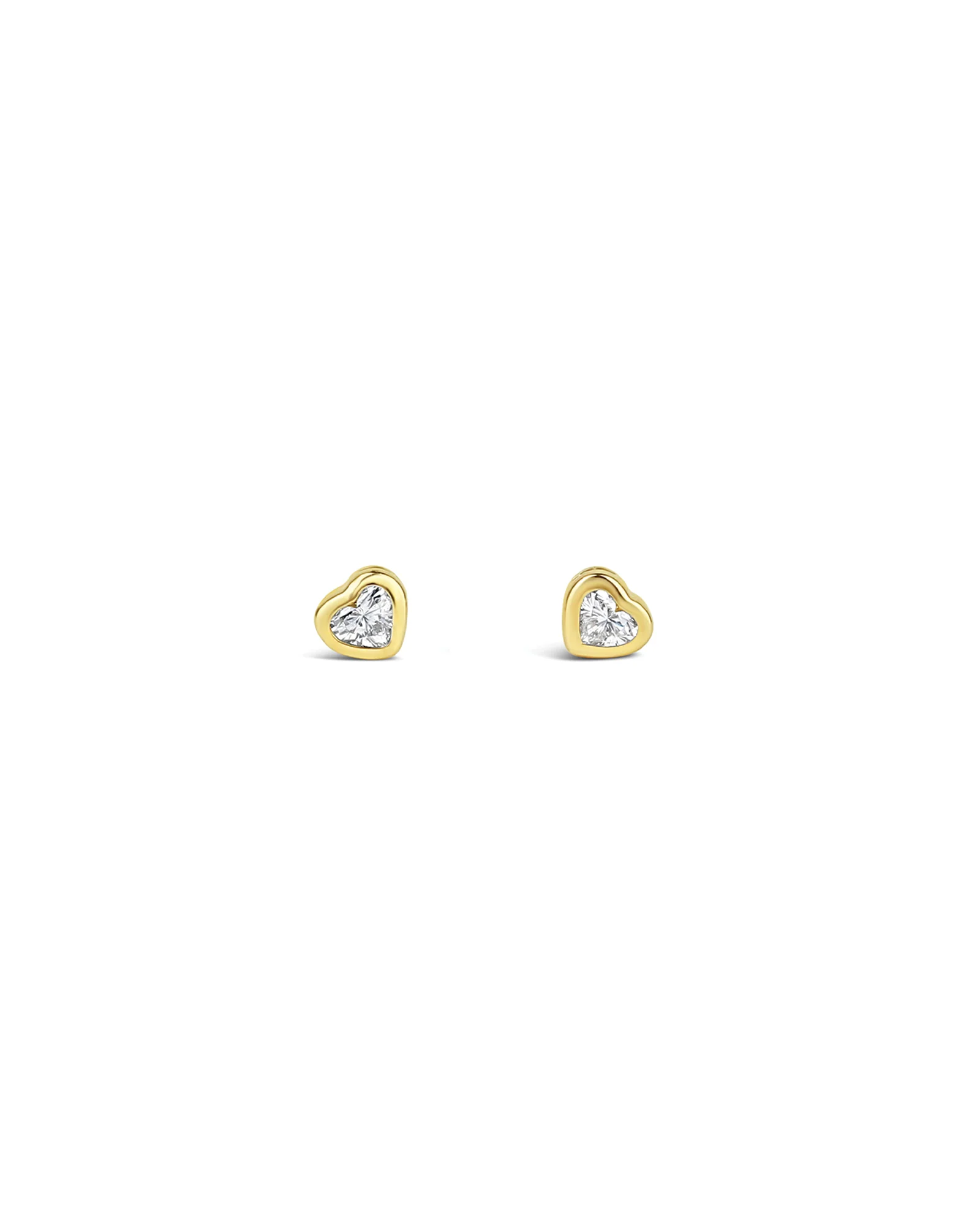 Heart Diamond Studs