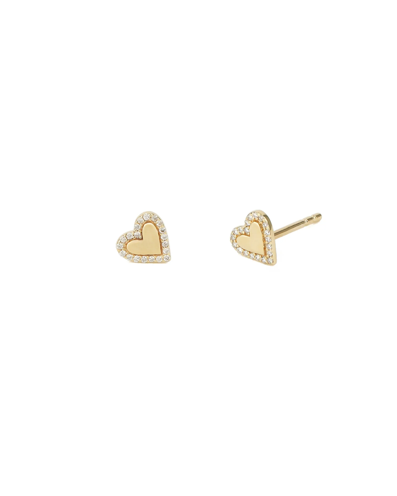 Heart Halo Studs