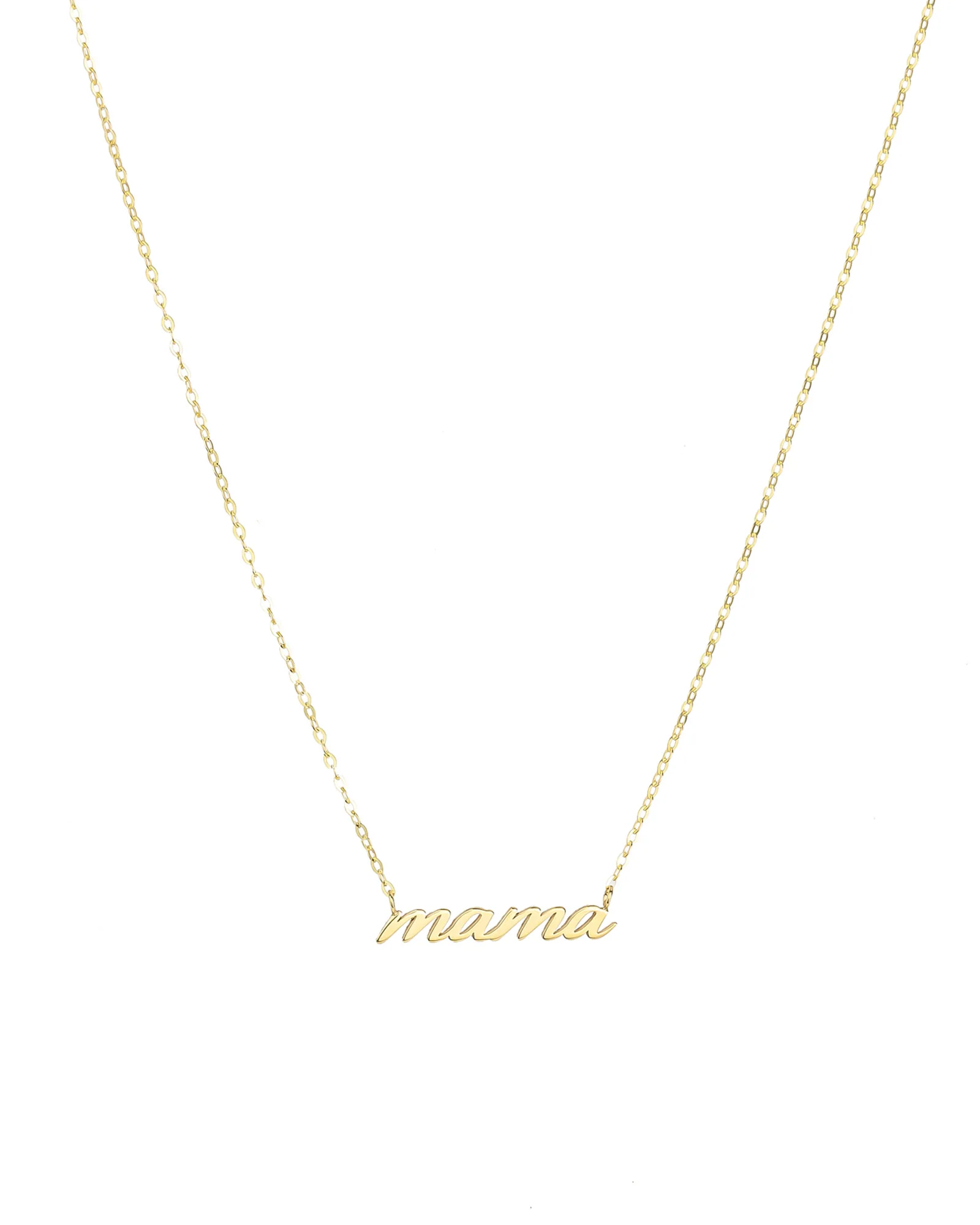 Mama Cursive Necklace