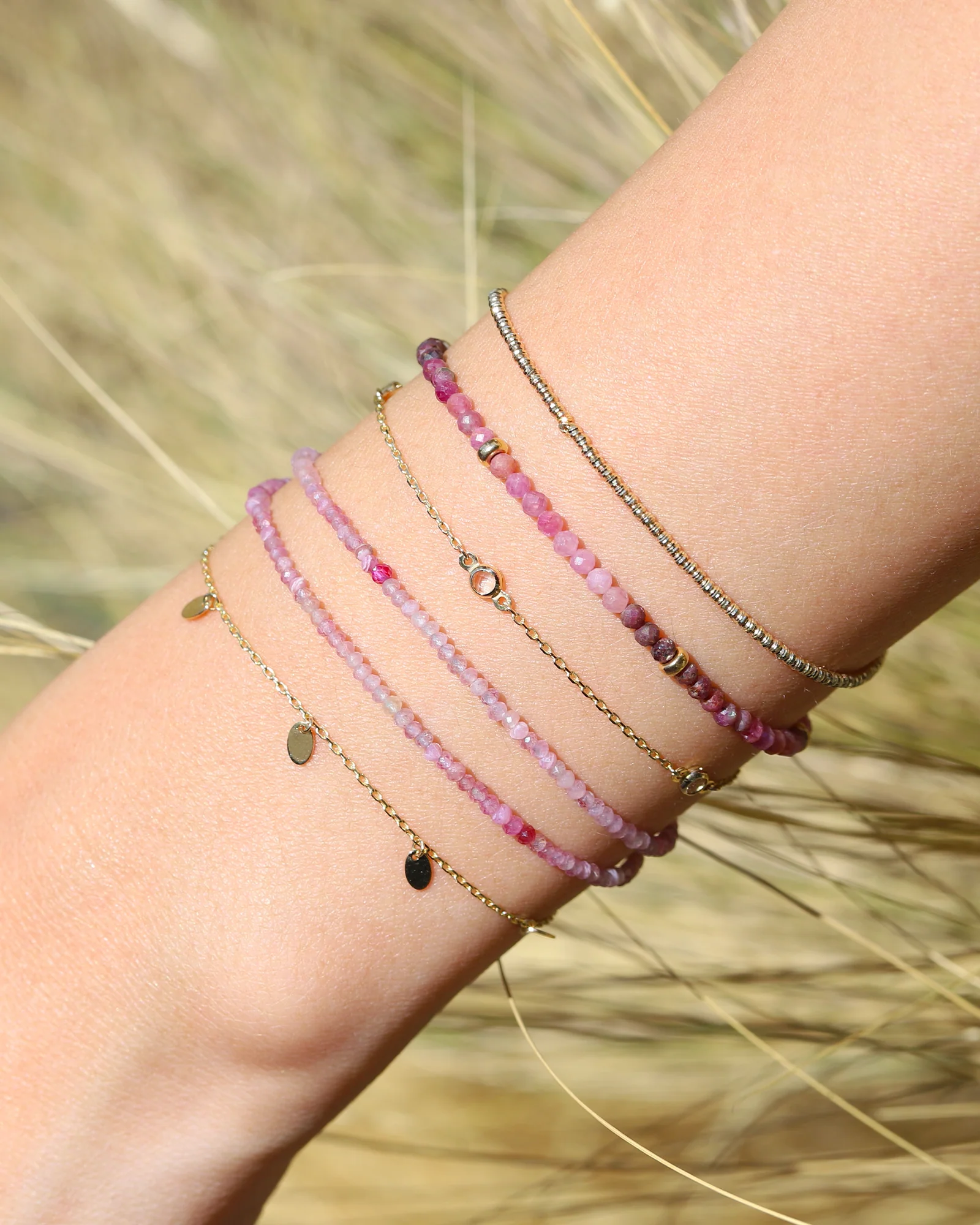 Oval Disc Drop Bracelet - Image 2
