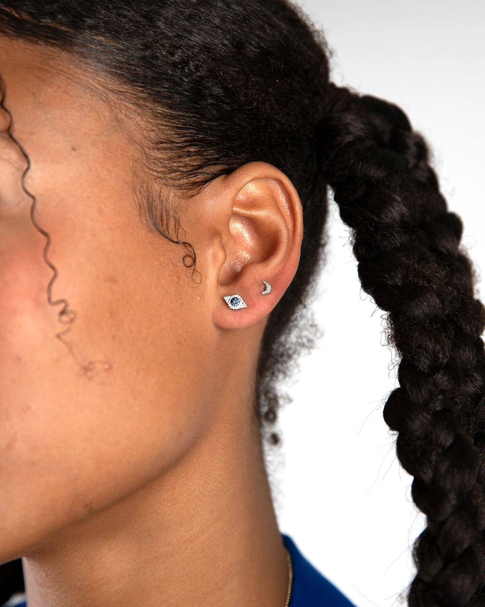 Pavé Evil Eye Studs | 6mm - Image 2
