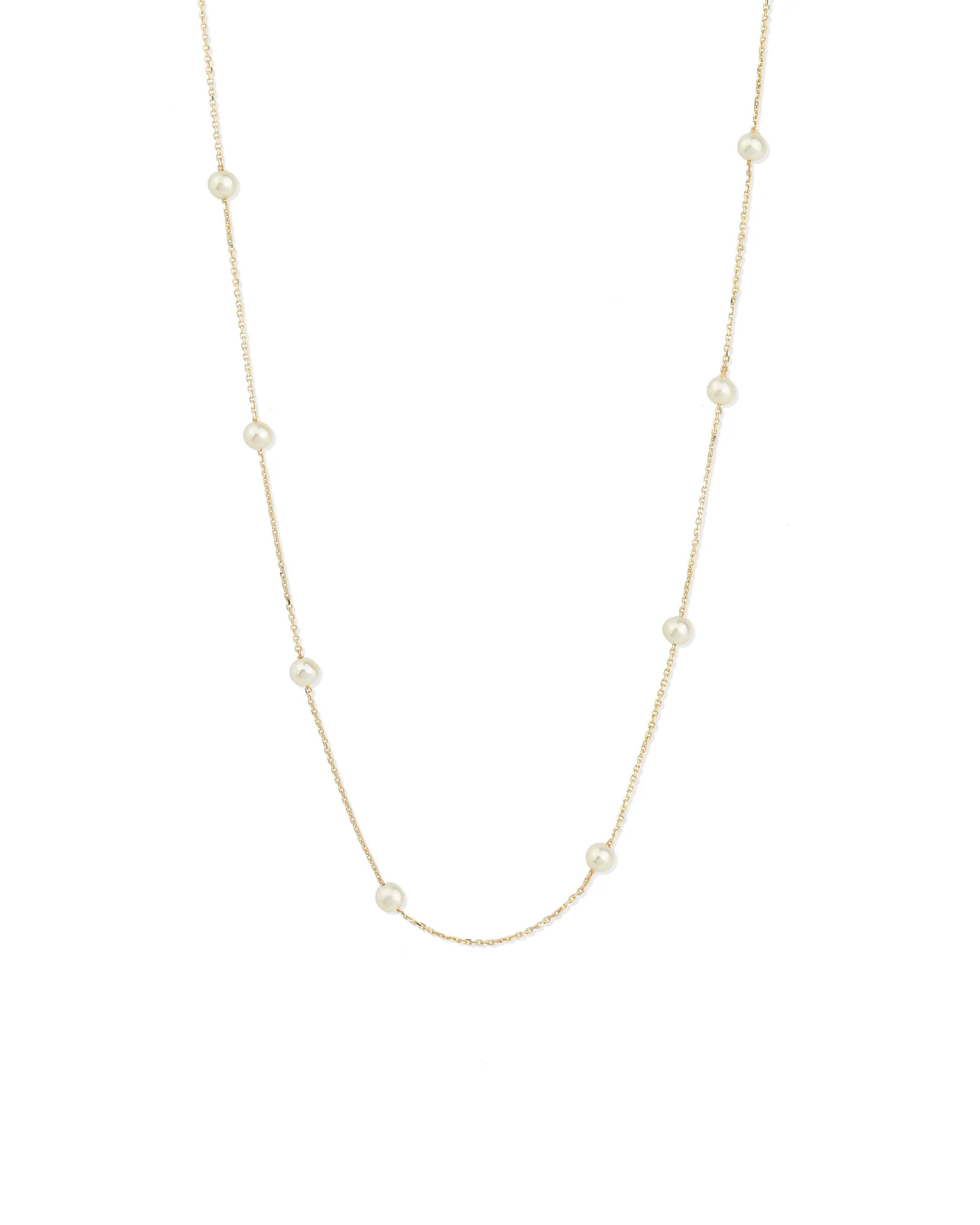 Station Pearl Necklace
