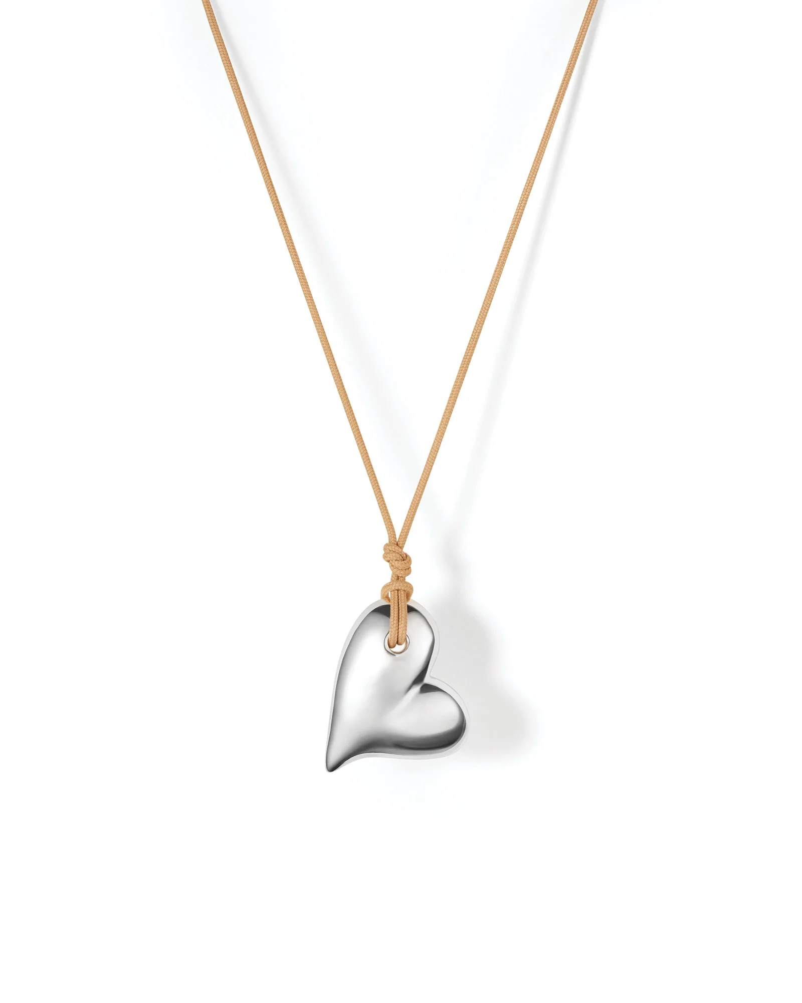 Mega Art Heart On A String Necklace