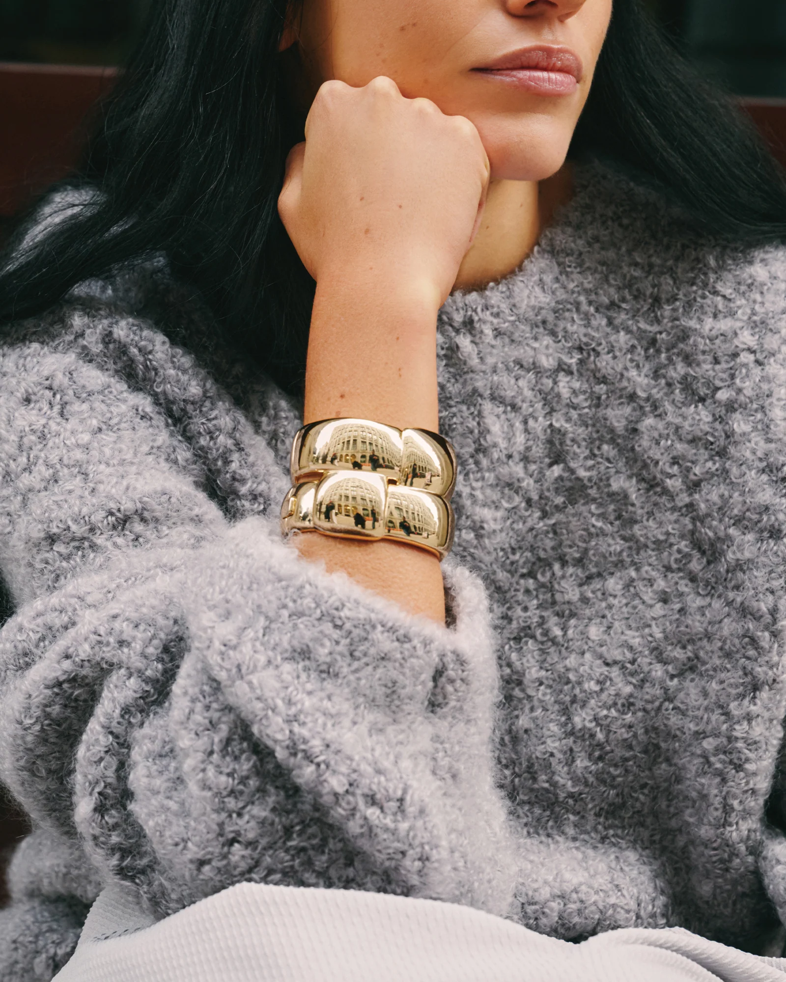 Mega Woven Square Bangle - Image 4
