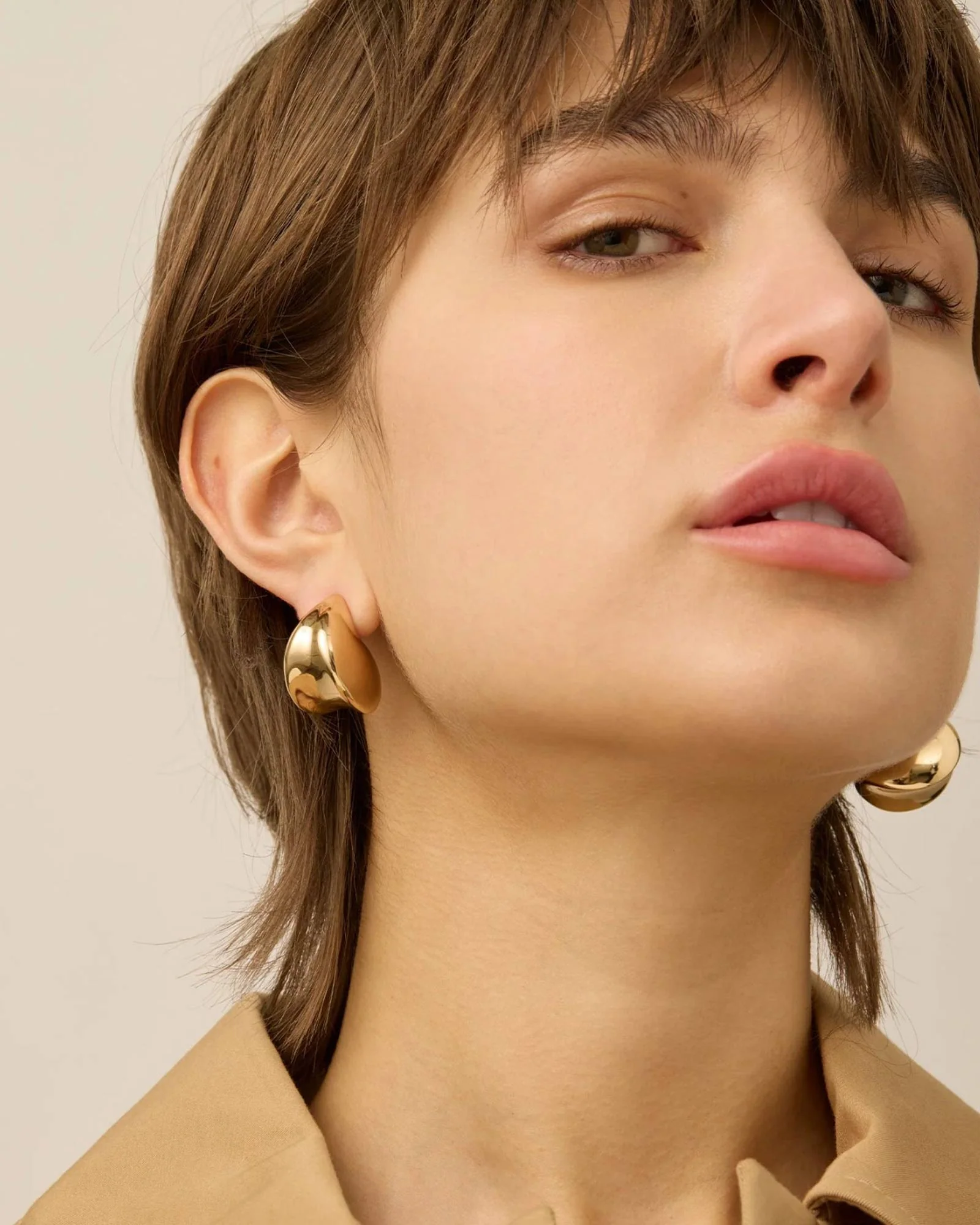 Paige Puff Earrings - Image 2