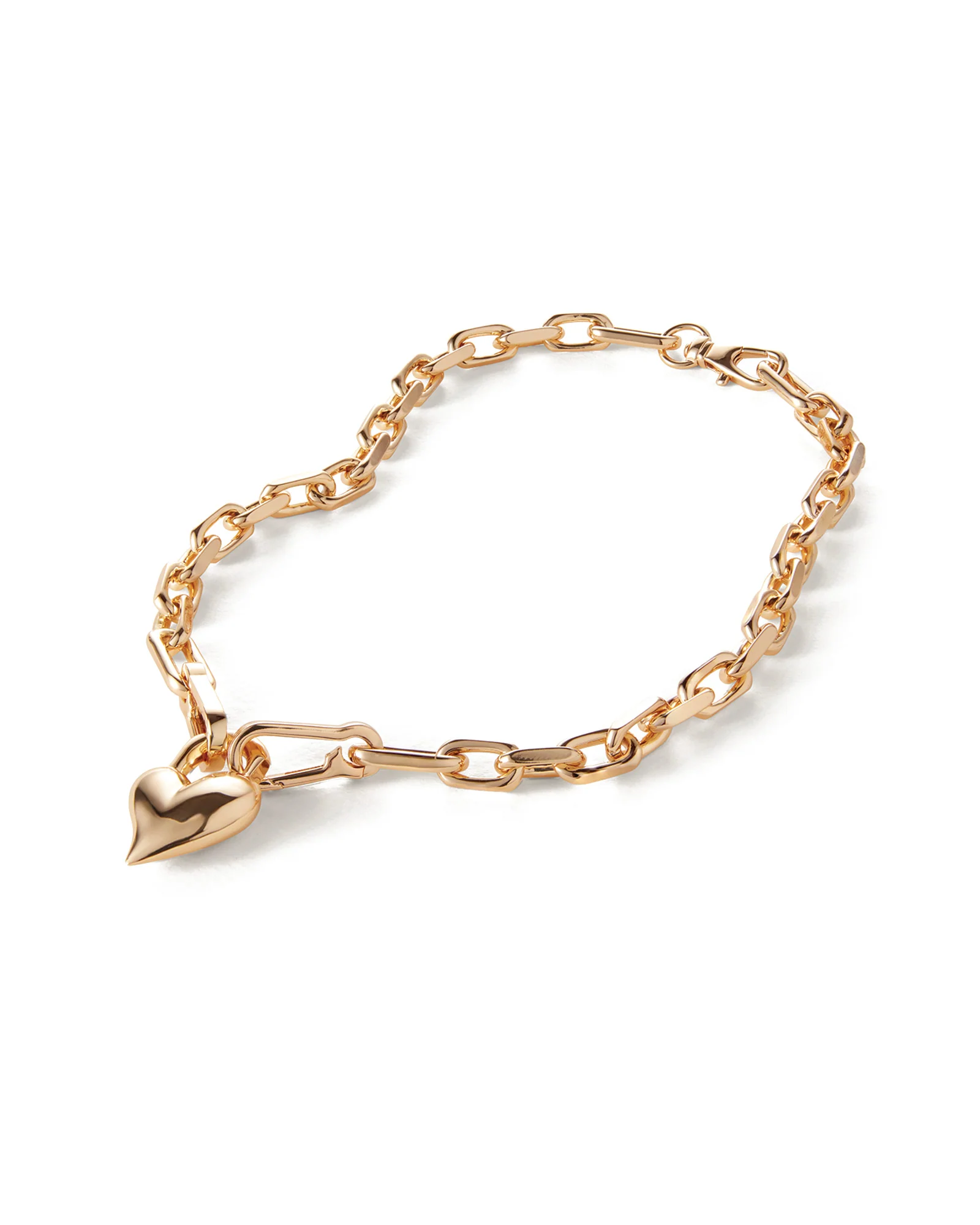 Padlock Heart Pendant Necklace - Image 3