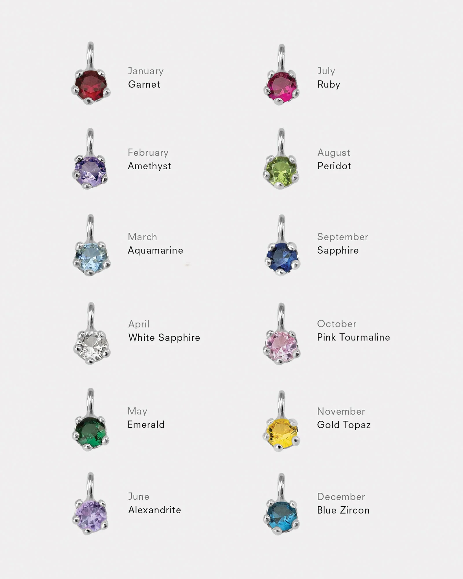 Birthstone Necklace - Image 4