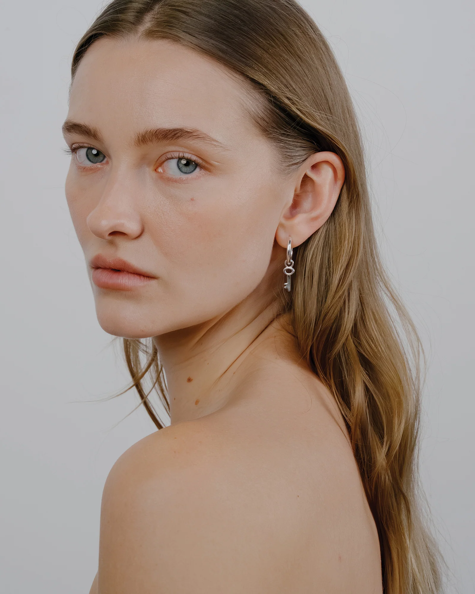 Key Charm Hoops - Image 2