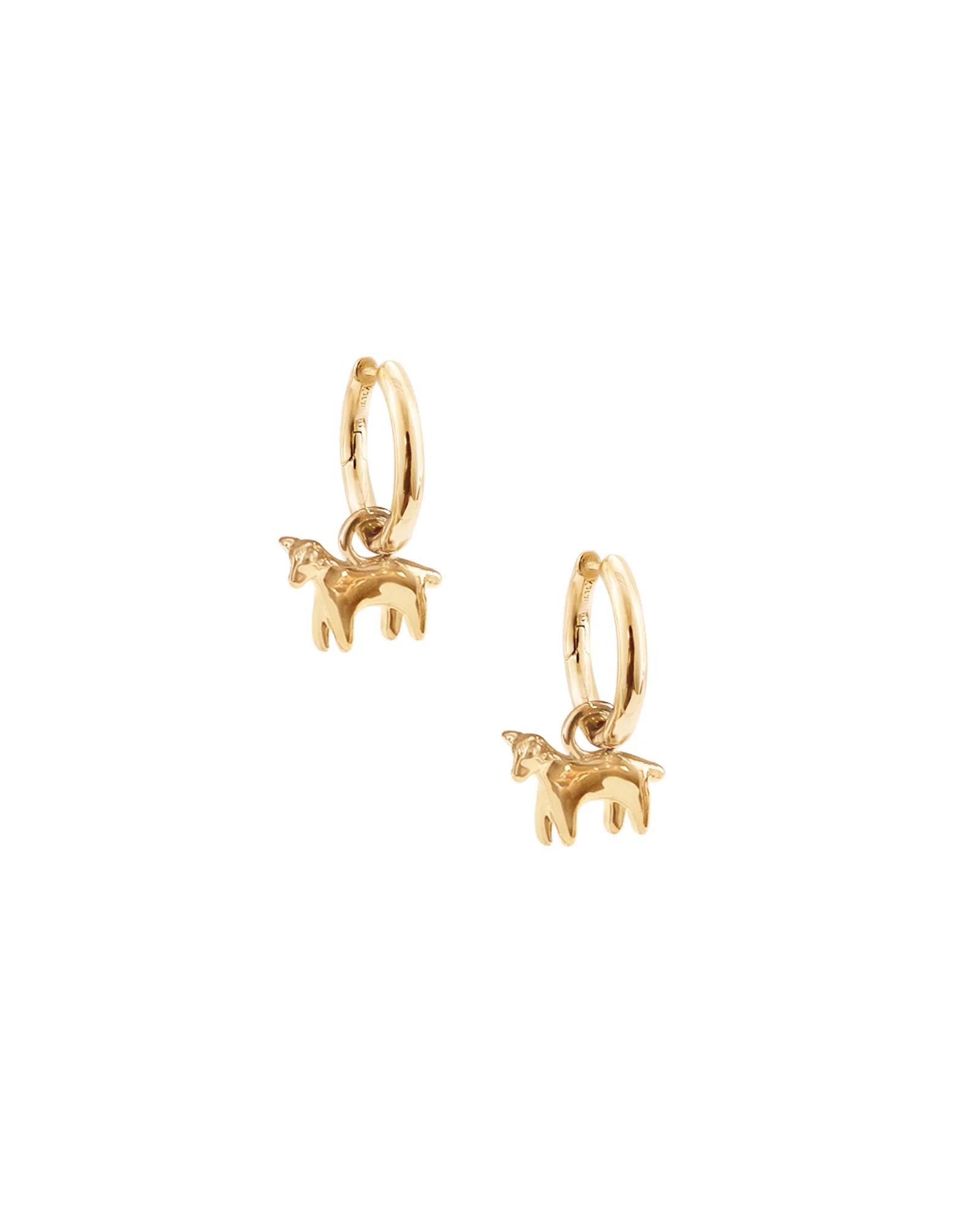 Lamb Charm Hoops