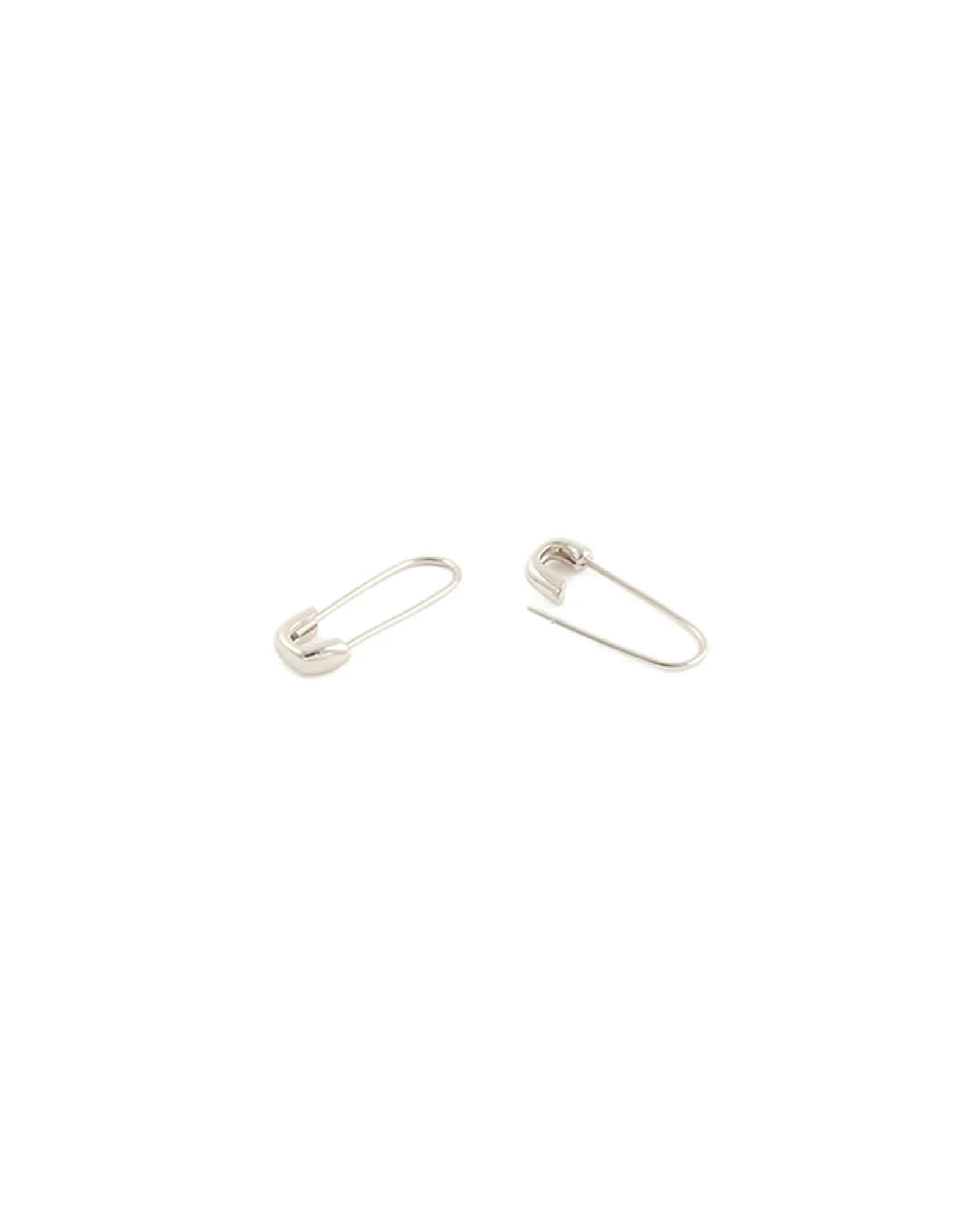 Safety Pin Hoop Earrings