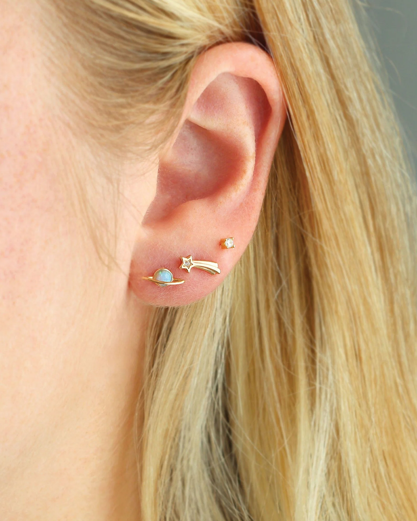 Shooting Star Stud Earrings - Image 5