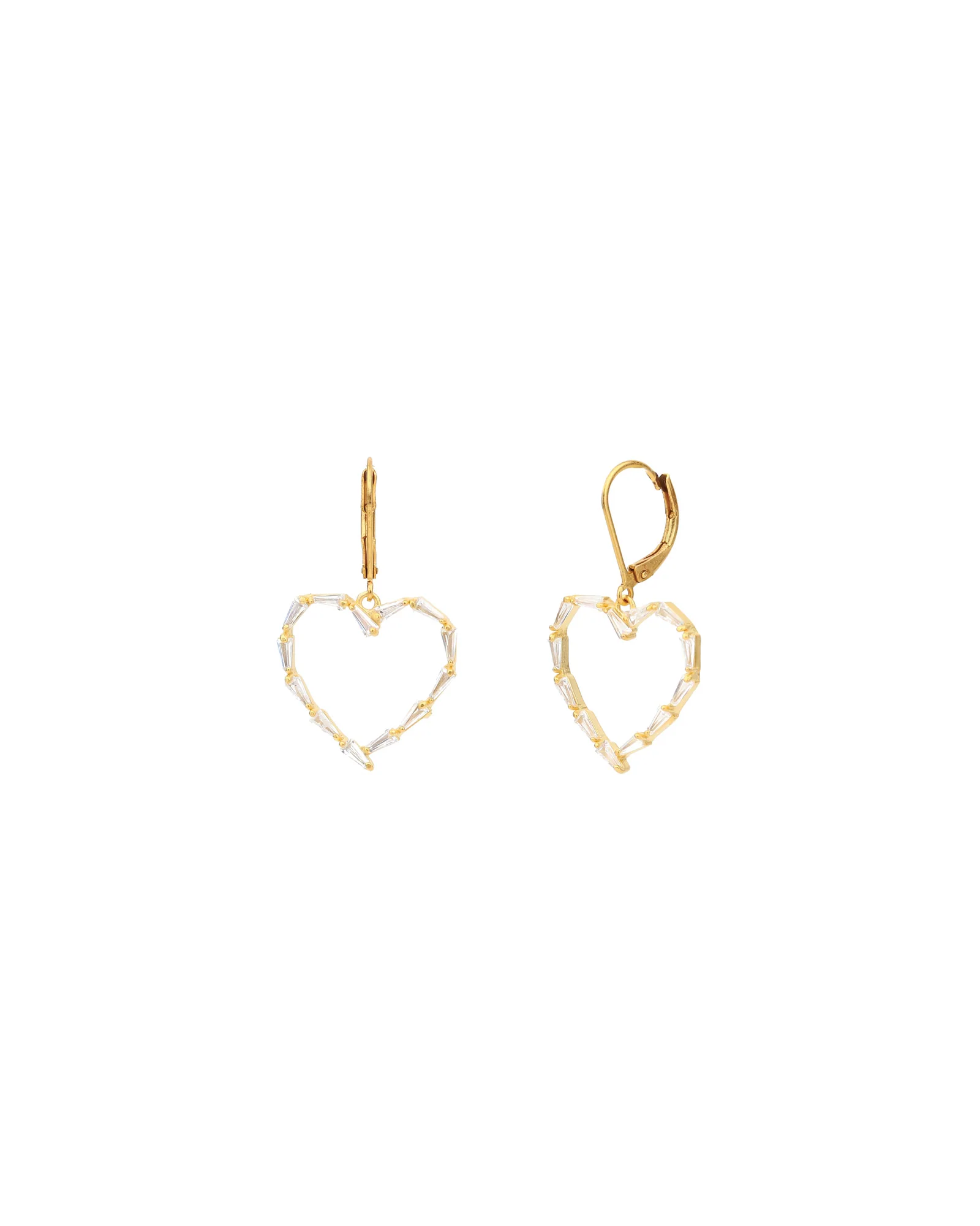Baguette Heart Open Hooks