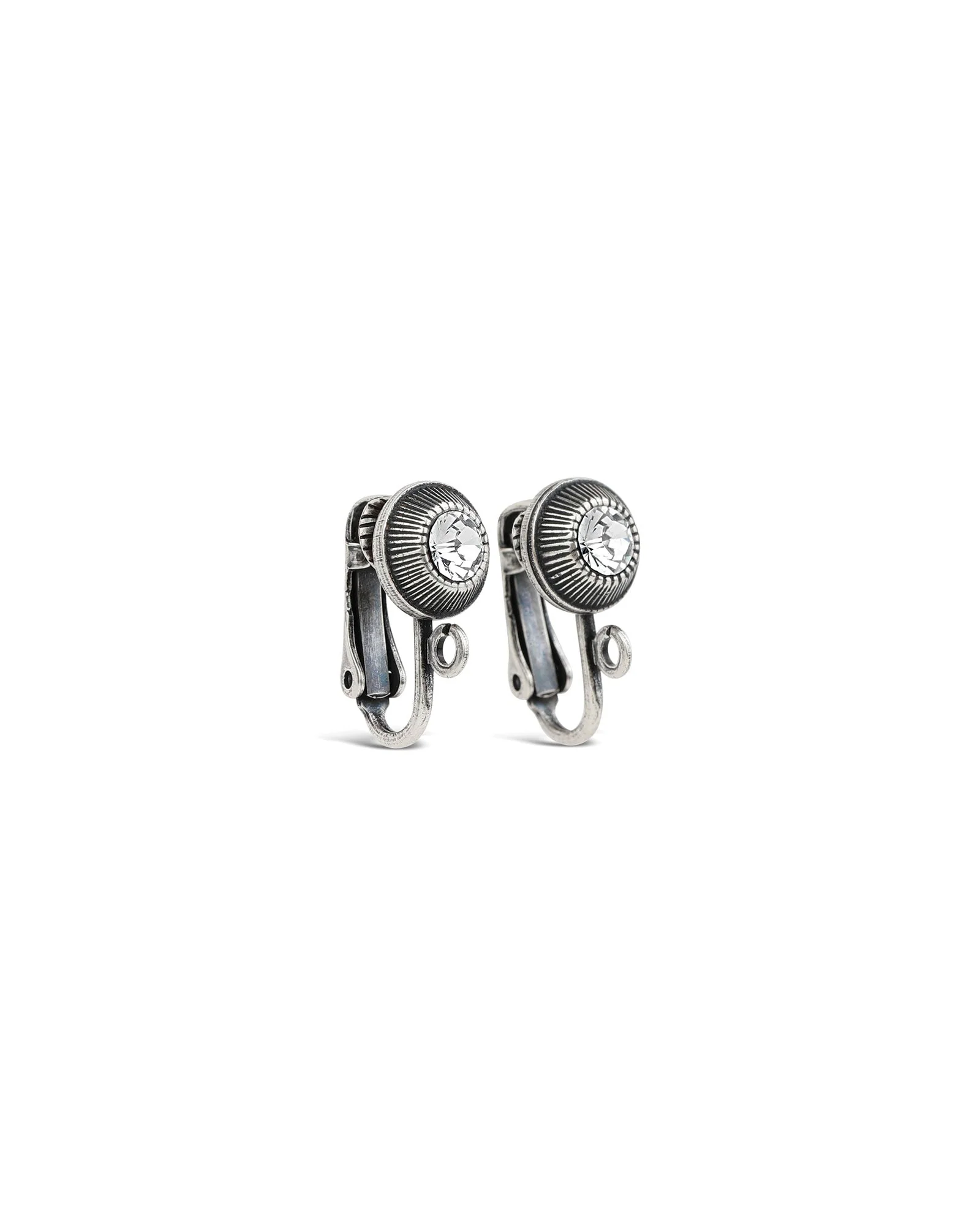 Crystal Converter Clip-On Earrings