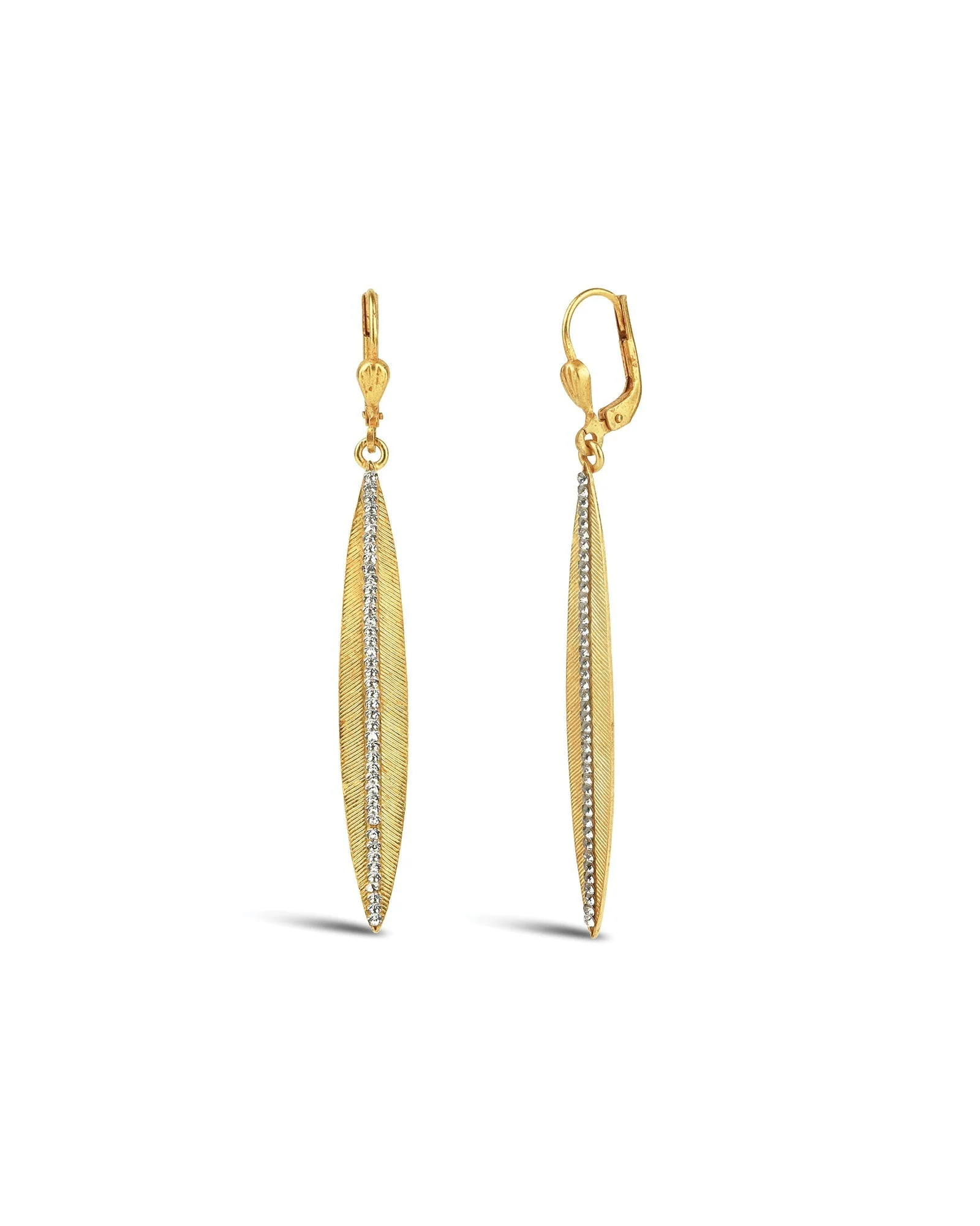 Crystal Long Leaf Hooks