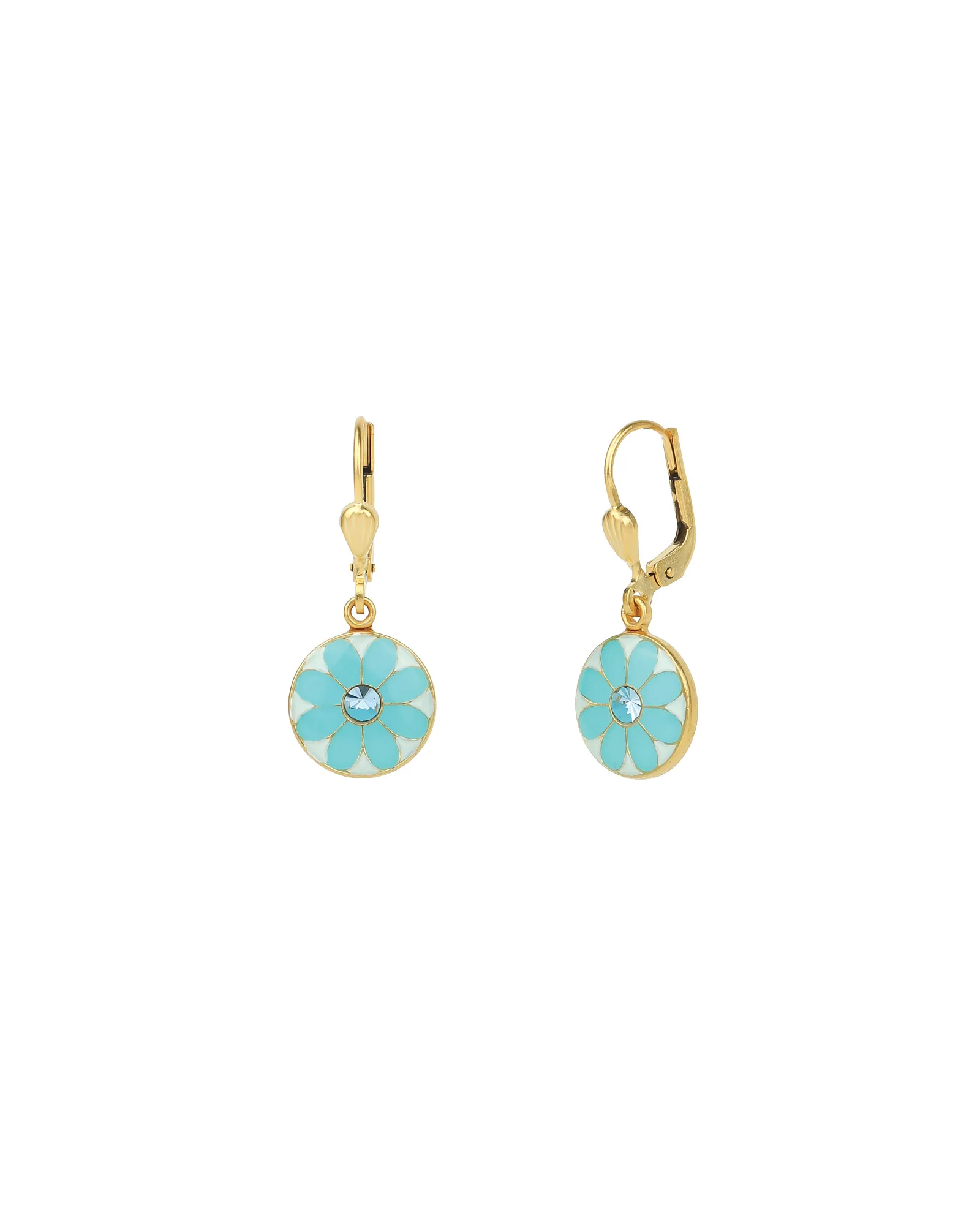 Flower Enamel Disc Hooks
