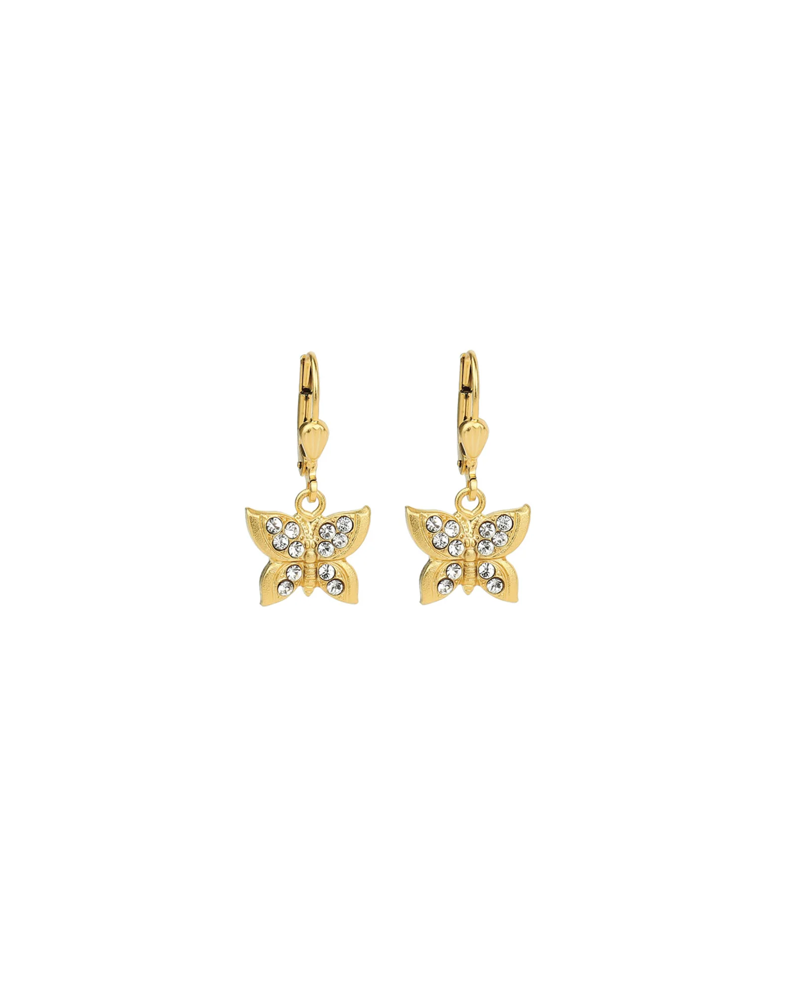 Pavé Butterfly Hooks