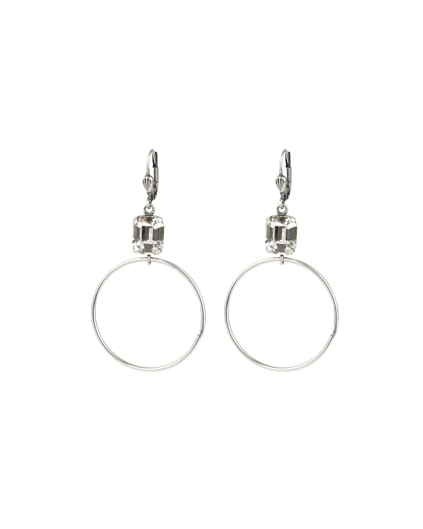 Rectangle Crystal Ring Hooks