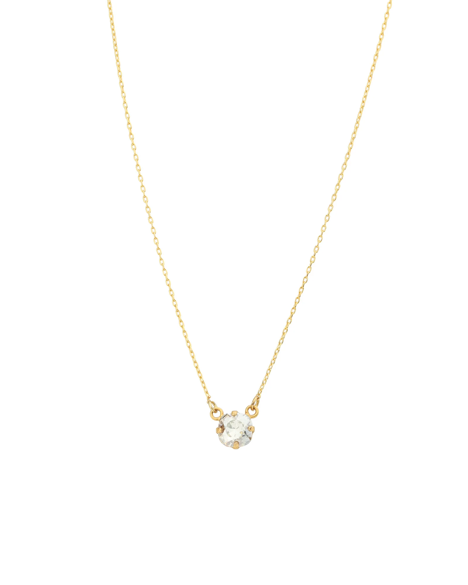 Round Crystal Necklace