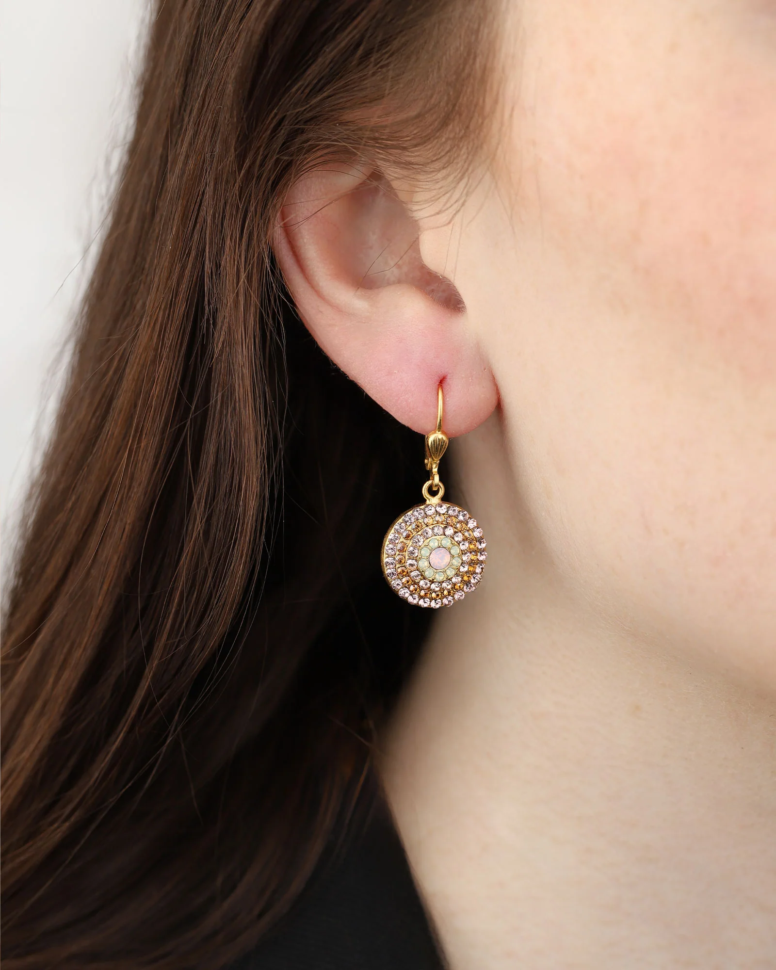 Small Round Pavé Hooks | 15mm - Image 2