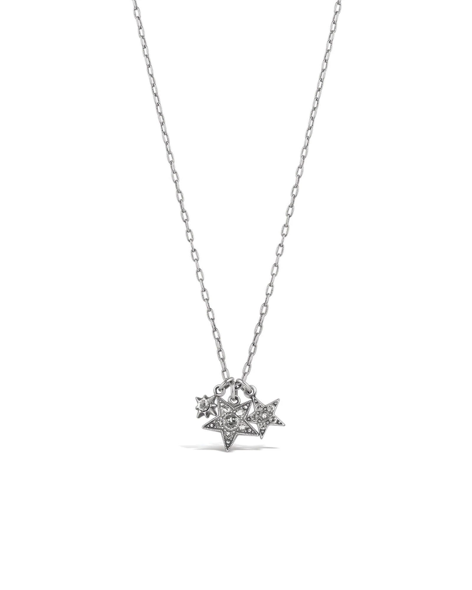 Three Gradient Star Necklace