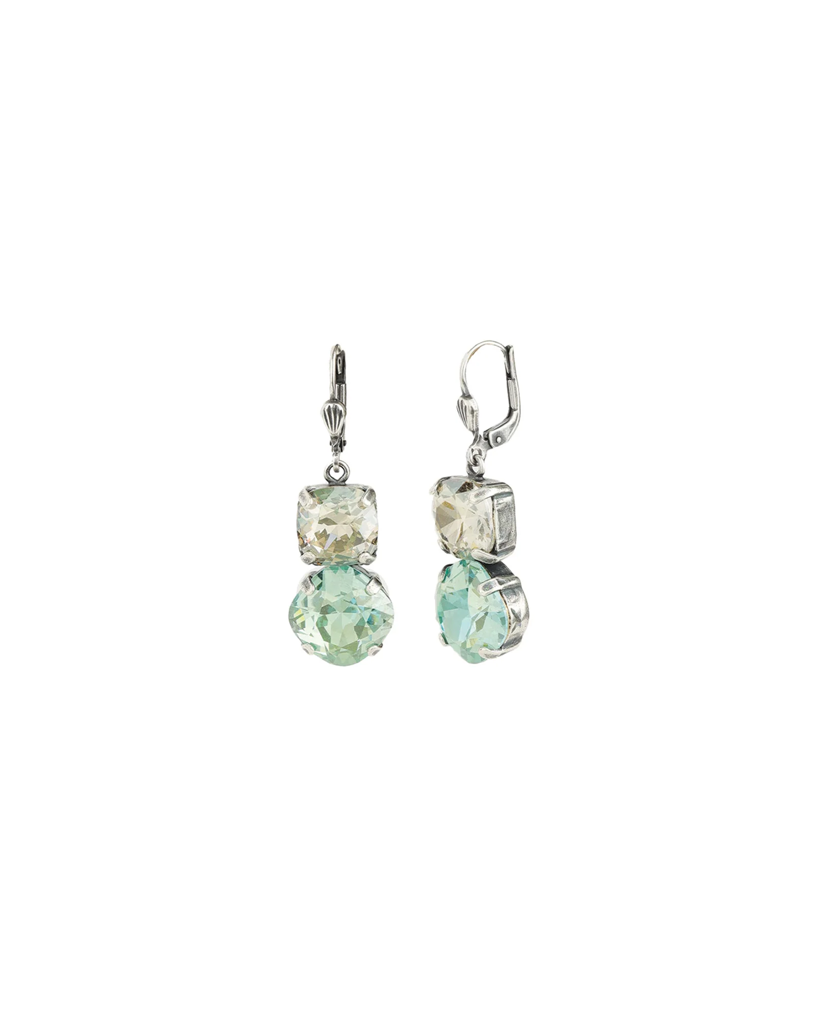 Two Round Crystal Hooks