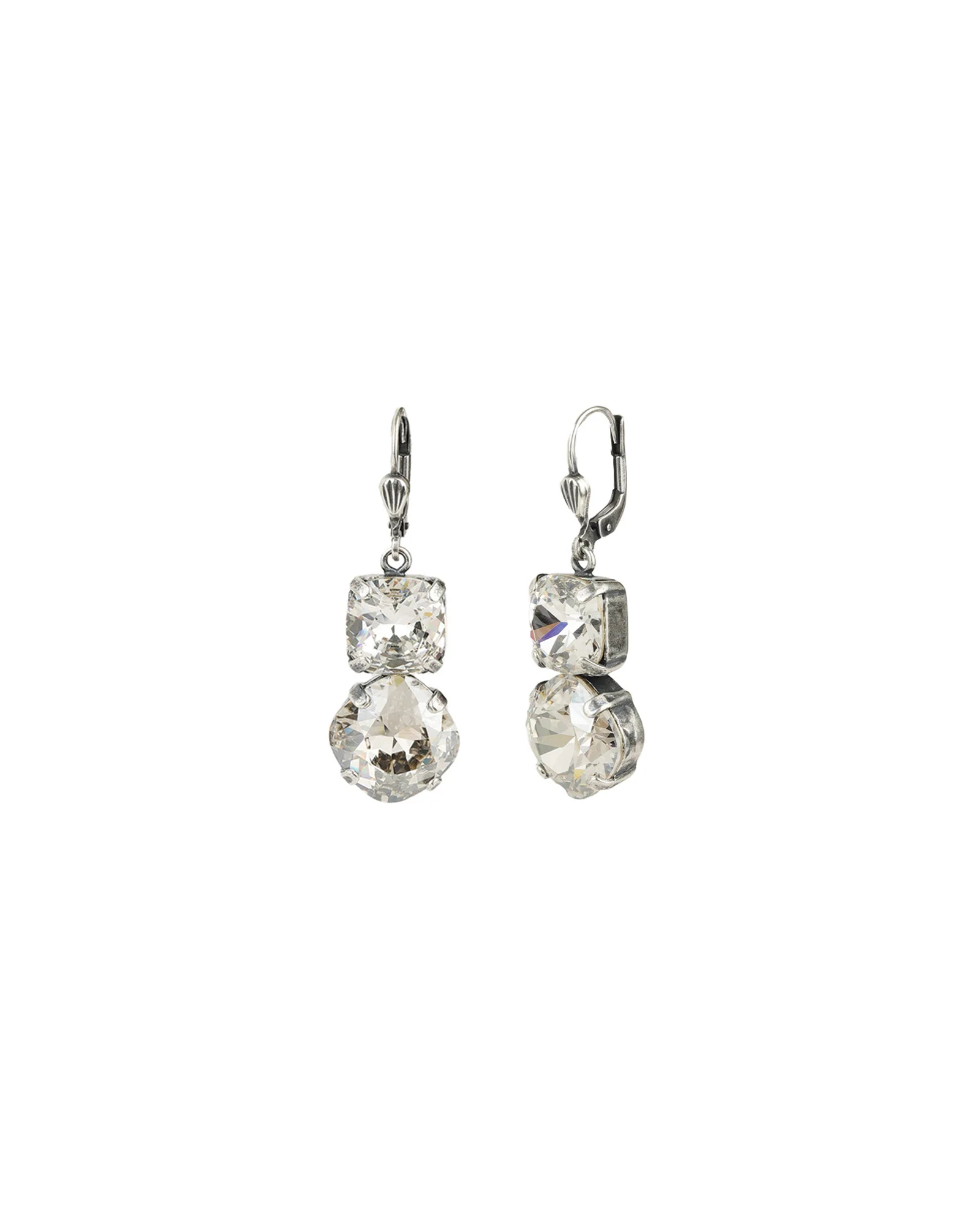 Two Round Crystal Hooks