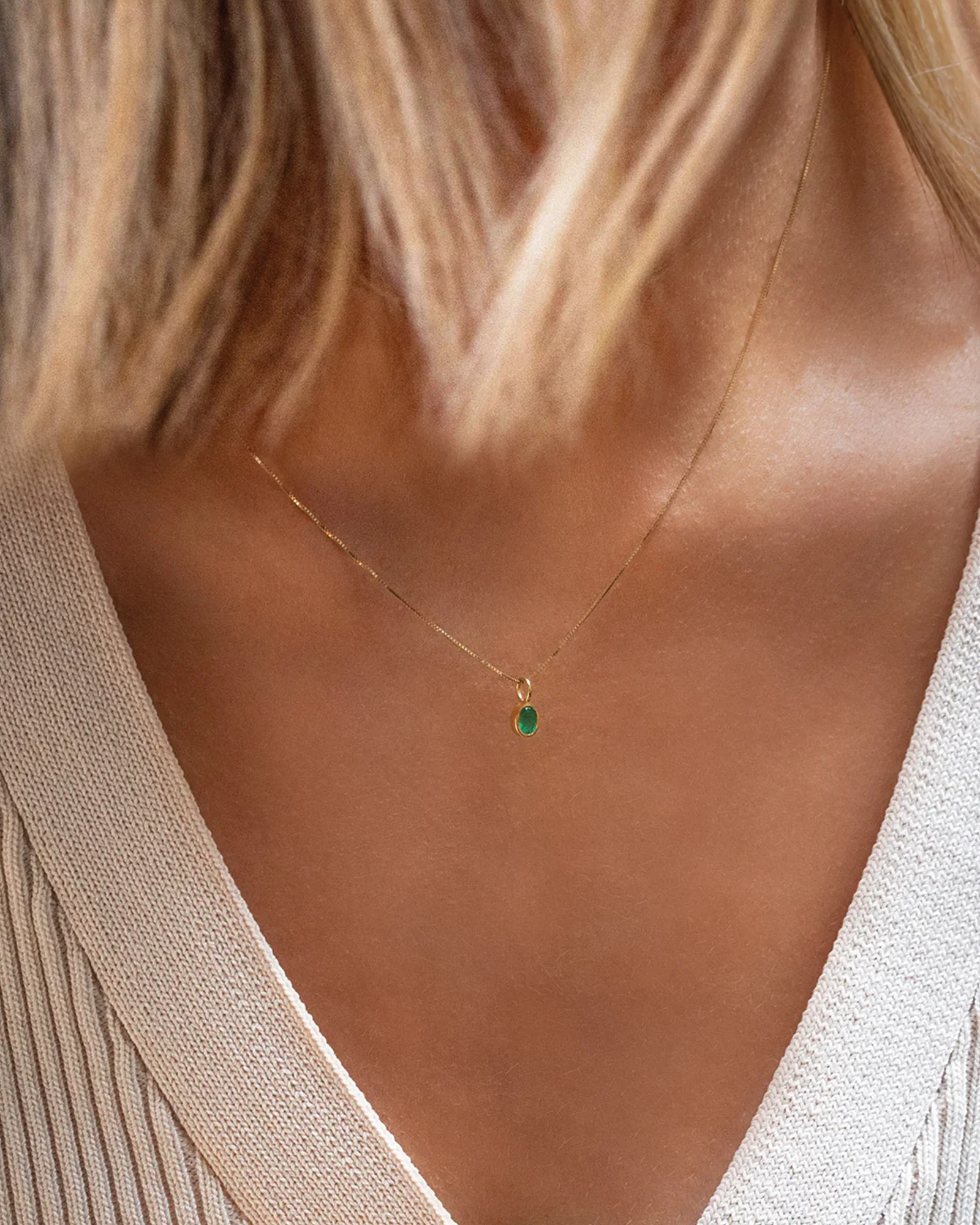 Petite Oval Necklace - Image 2