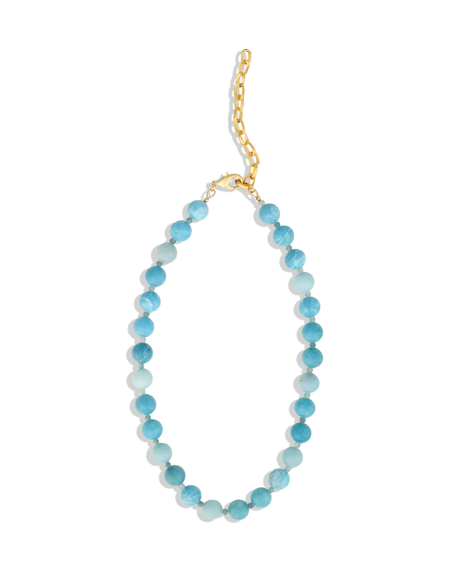Larimar Beaded Necklace | 10mm - Image 3
