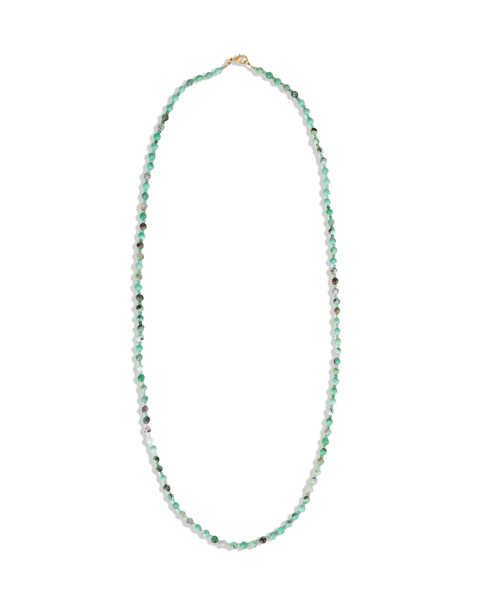 Chrysoprase Extra Long Beaded Necklace | 6mm - Image 3