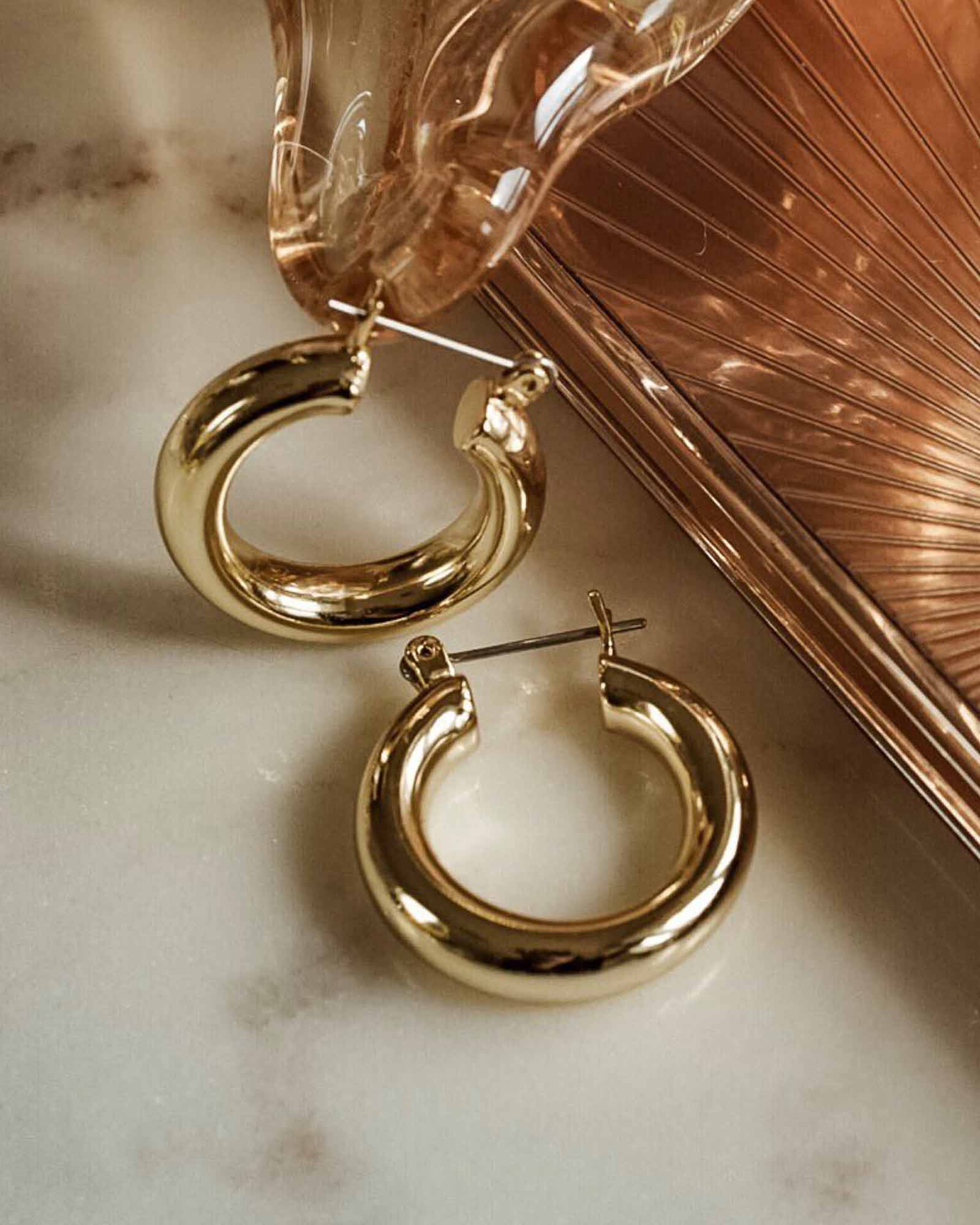 Baby Amalfi Tube Hoops - Image 4