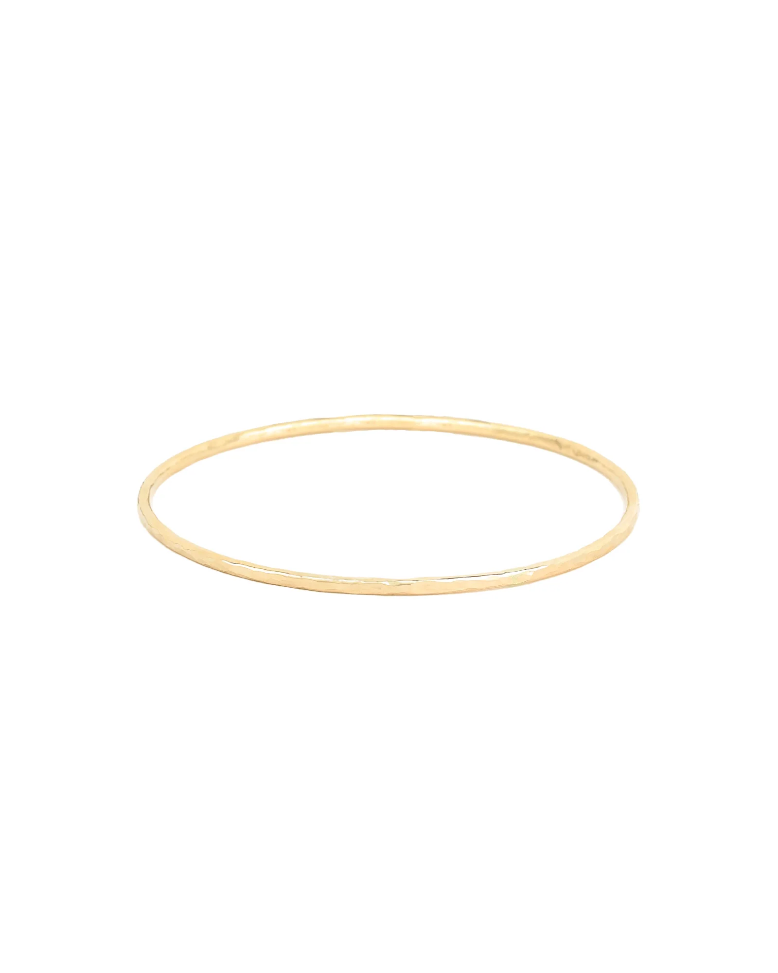Hammer Textured Stacking Bangle