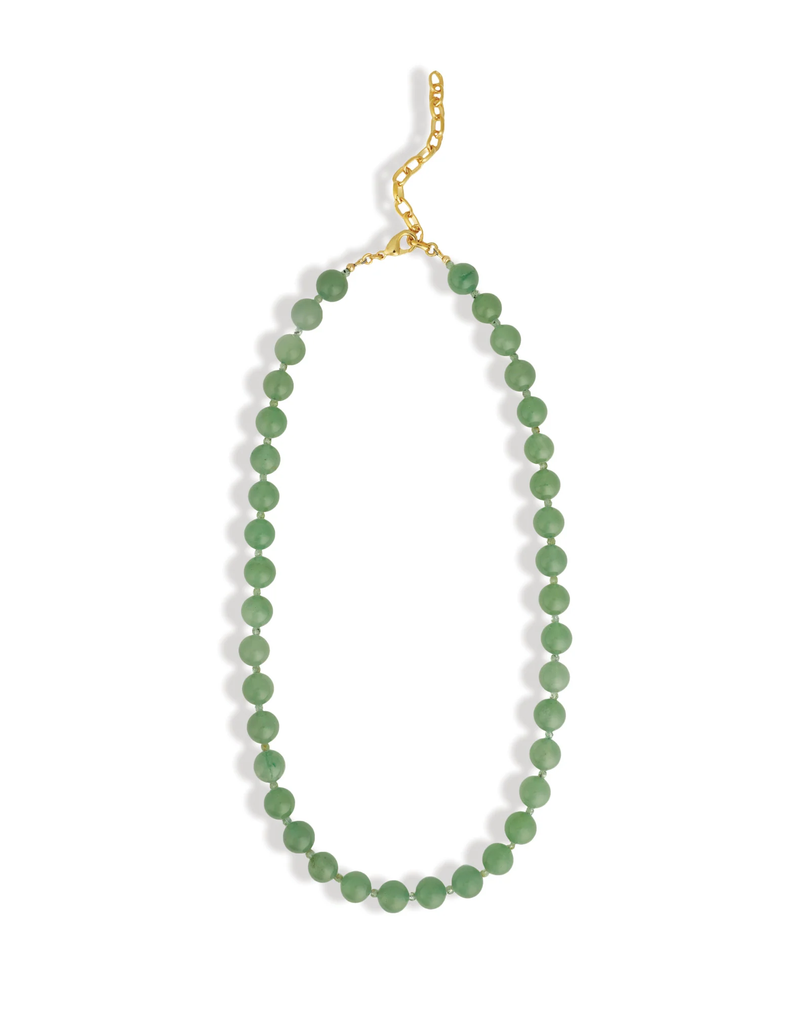 Aventurine Long Beaded Necklace | 10mm - Image 3