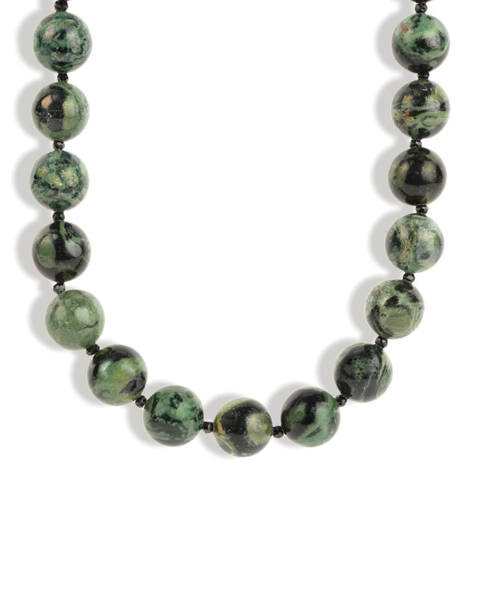 Kambaba Jasper Chunky Beaded Necklace | 12mm