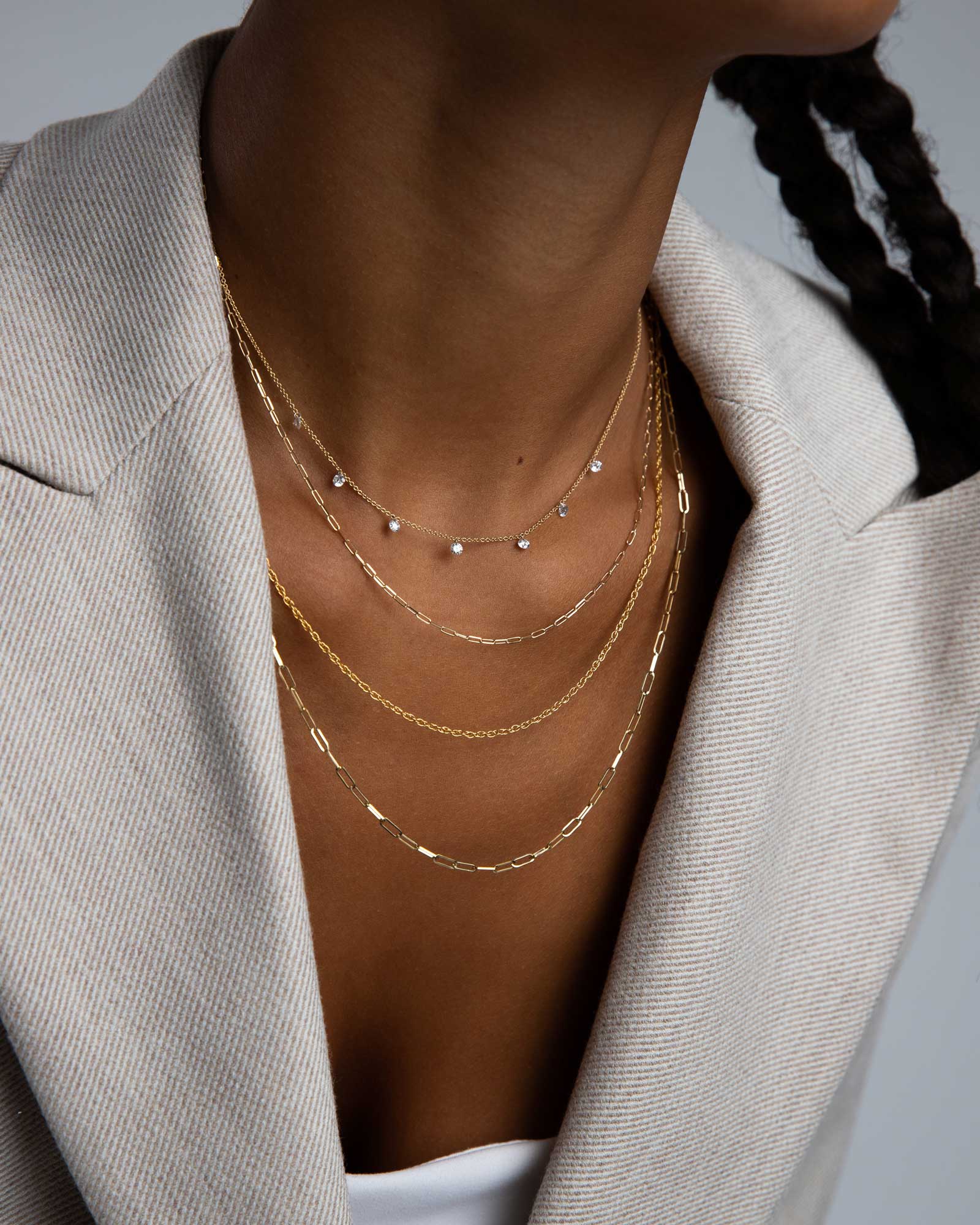 Paperclip Chain Necklace | Medium - Image 2