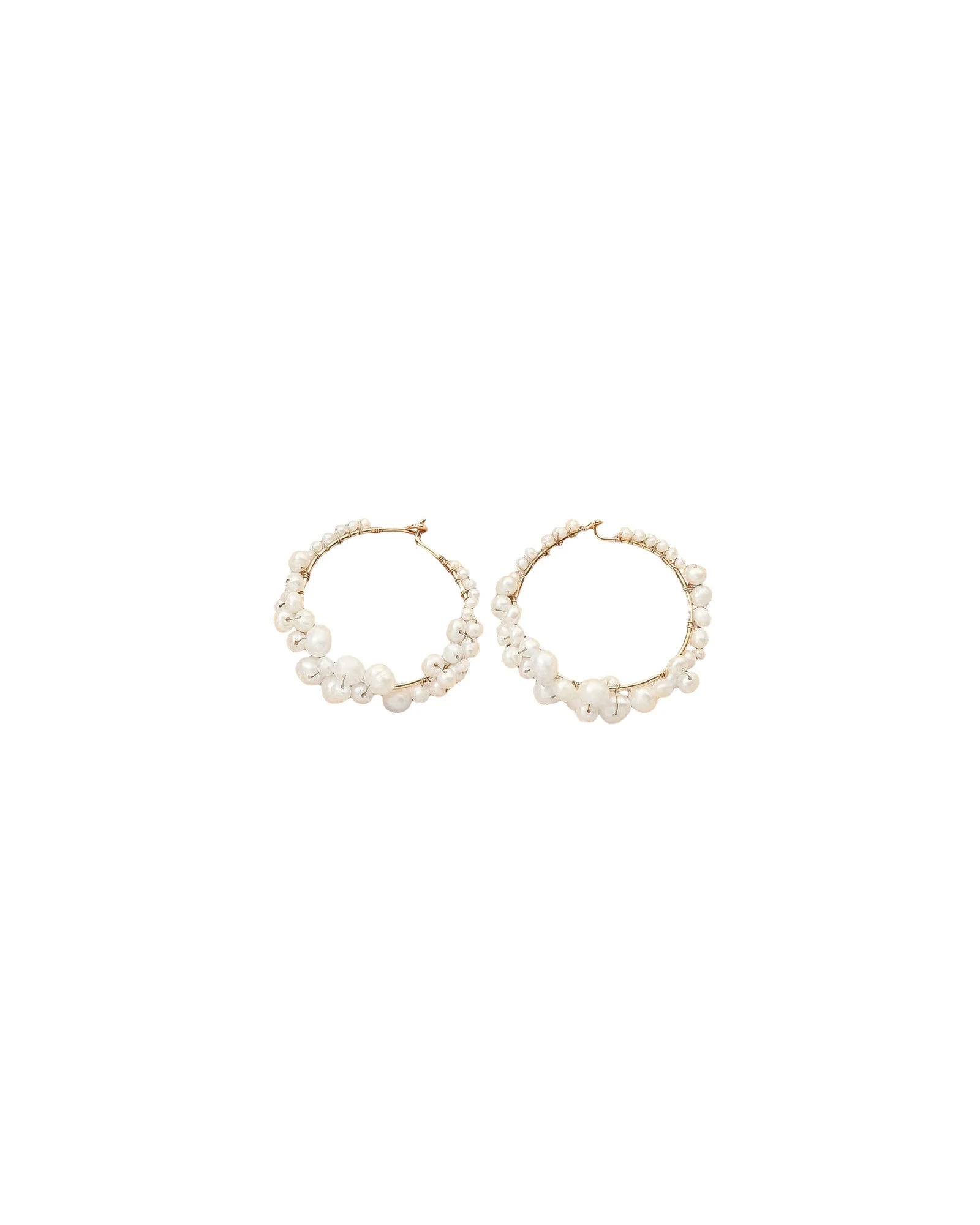 Cruz Pearl Hoops