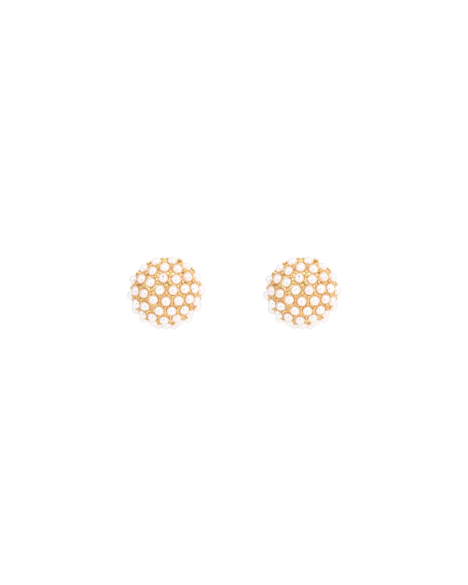 Pearl Pavé Studs