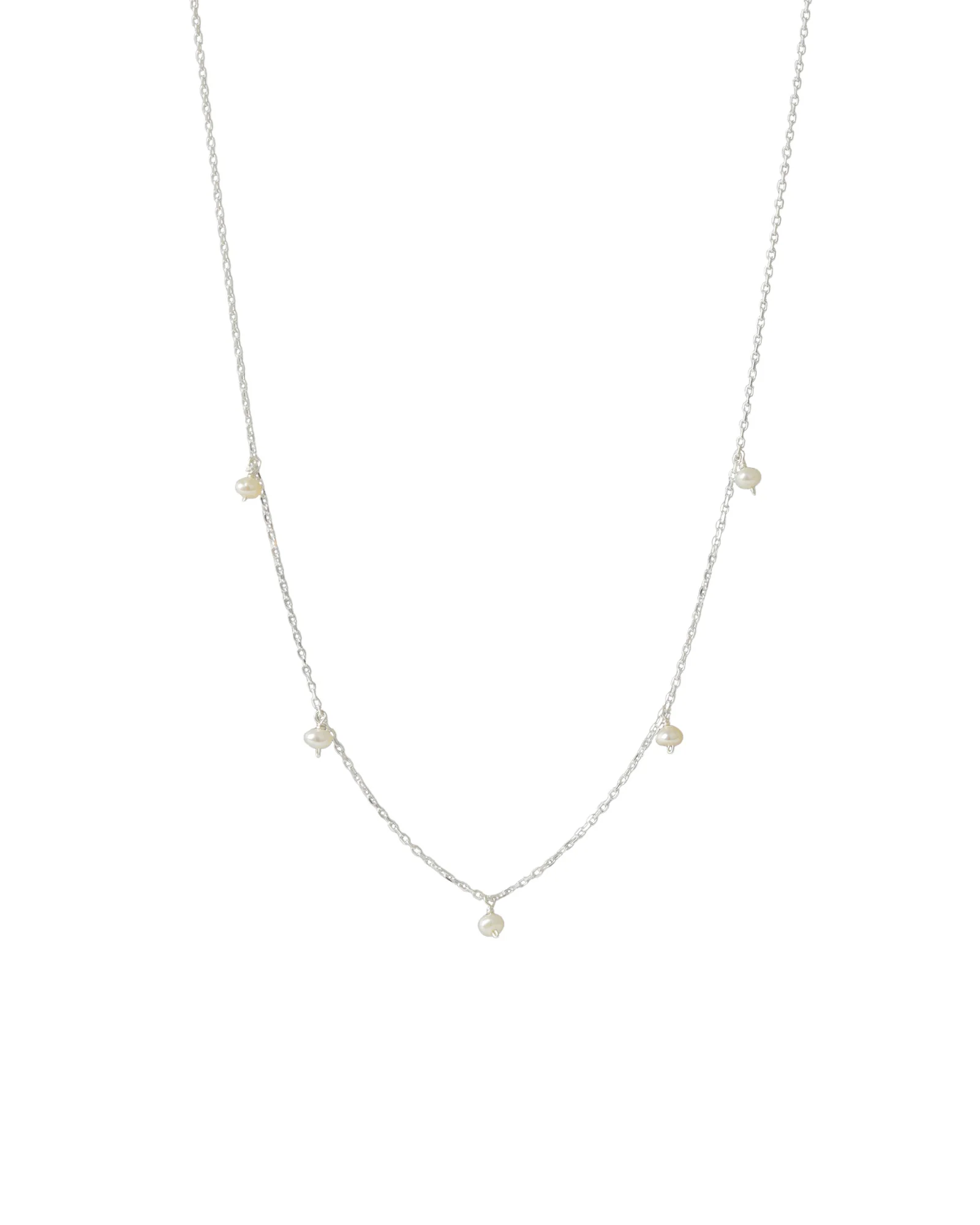 5 Dangle Pearl Necklace