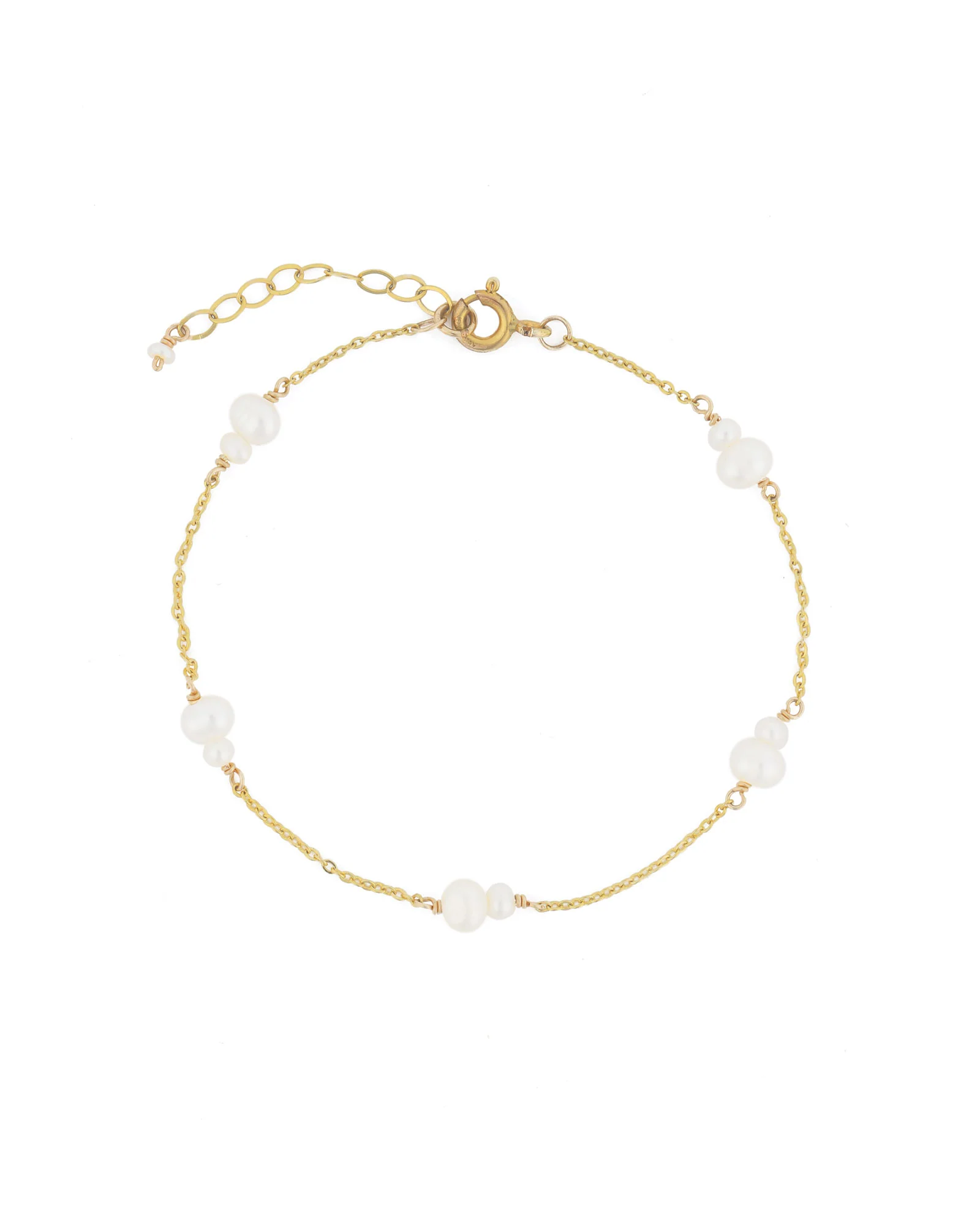 Double Station Pearl Bracelet