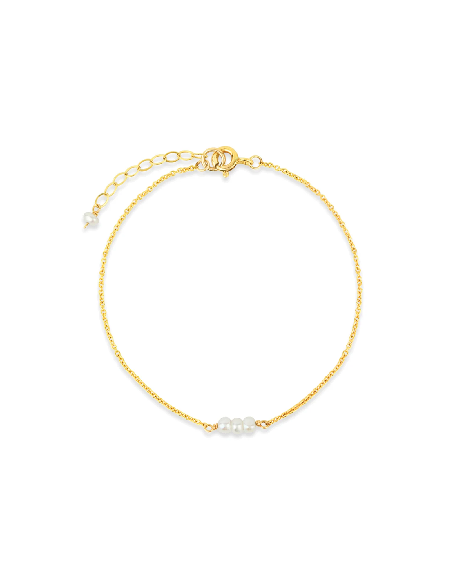 Three Pearl Bracelet