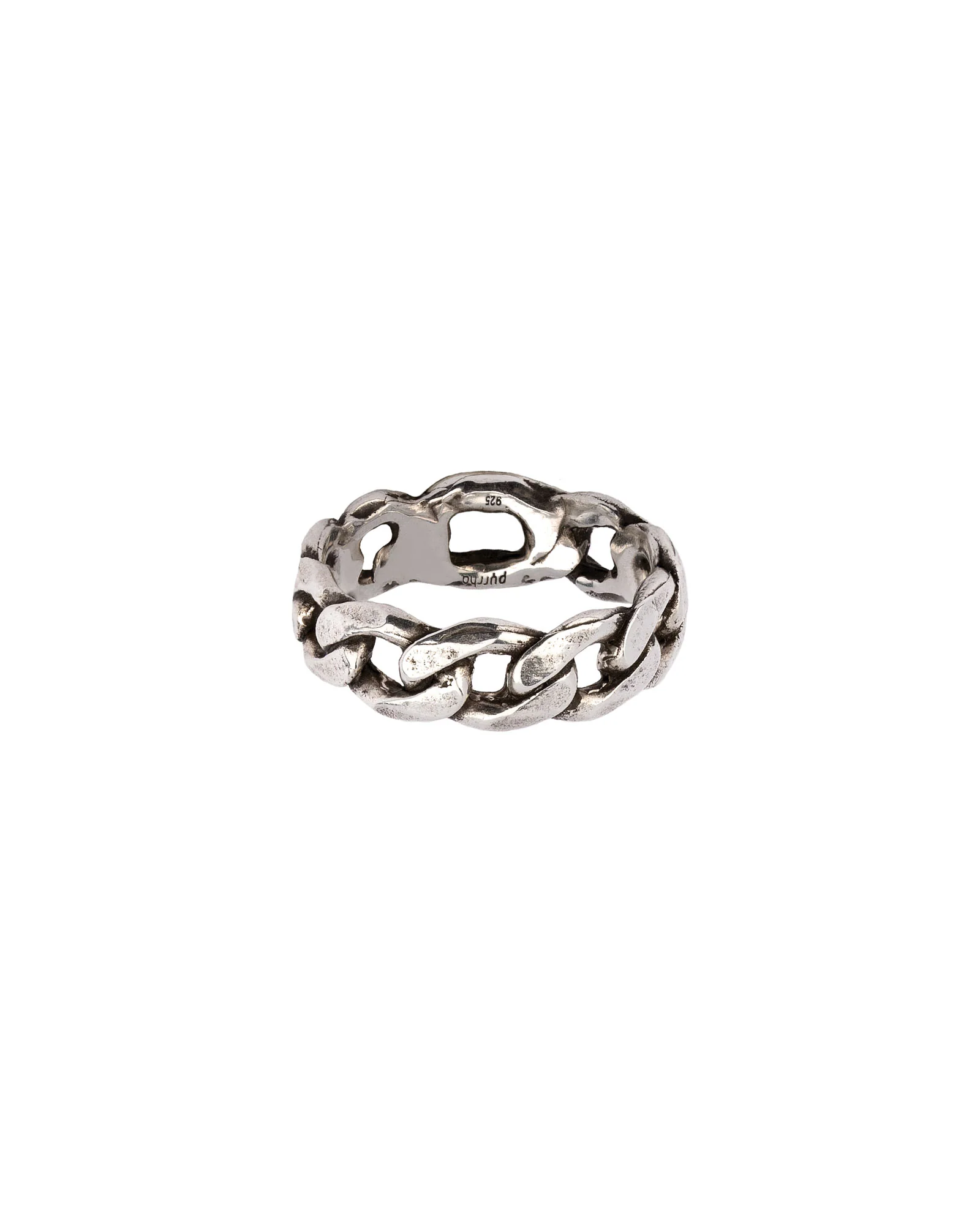 Wide Chain Band Ring