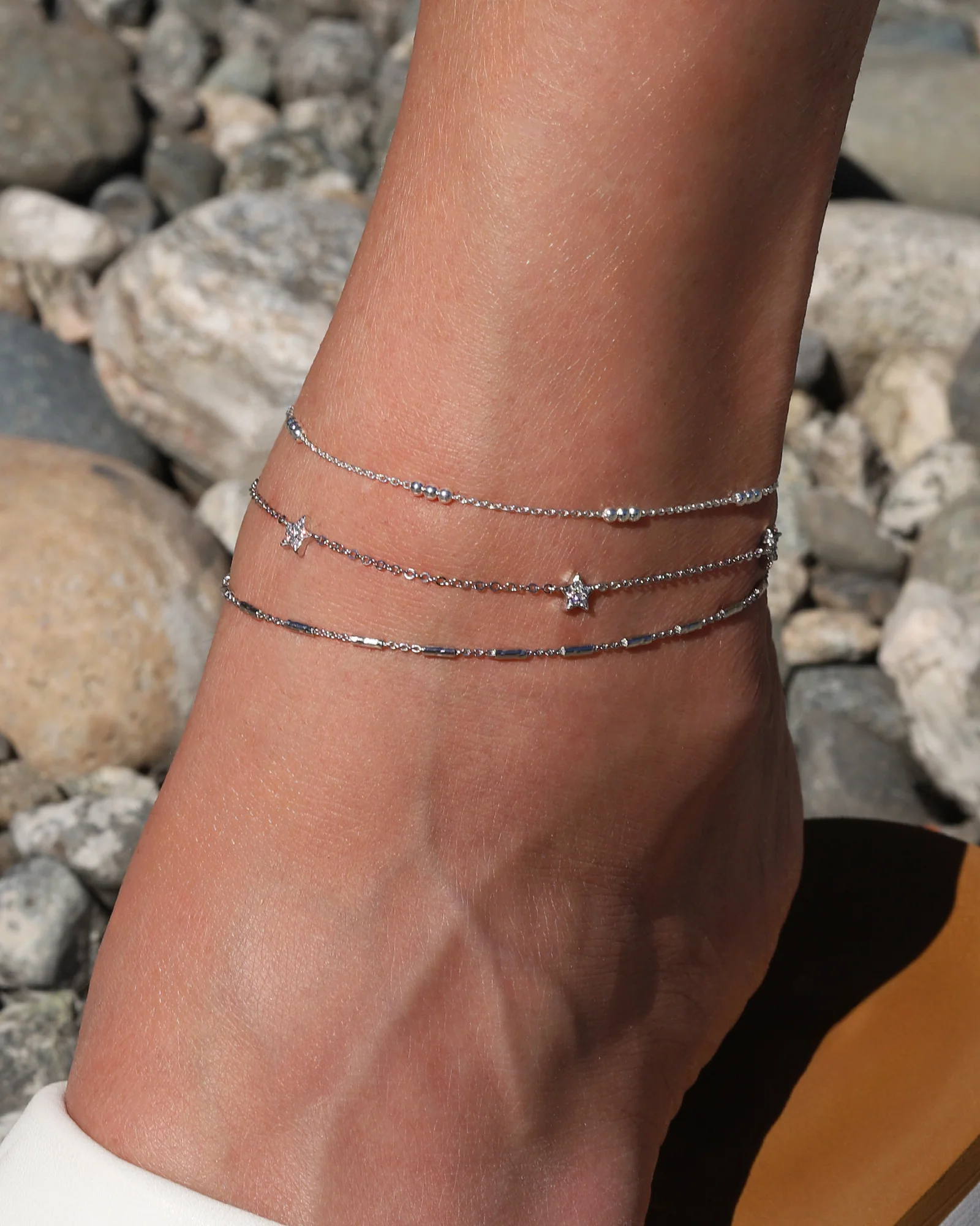 Bar Link Chain Anklet - Image 2