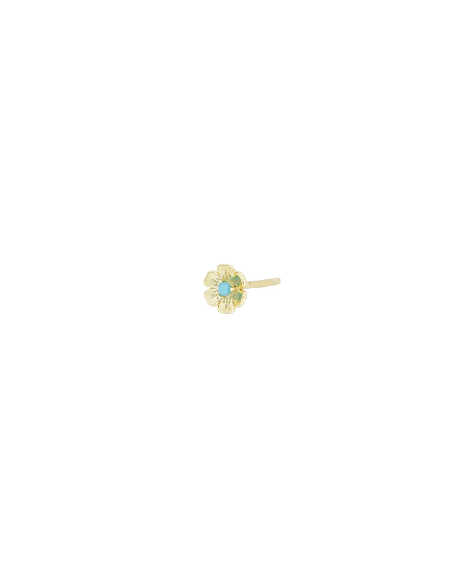 Birthstone Flower Single Stud - Image 3