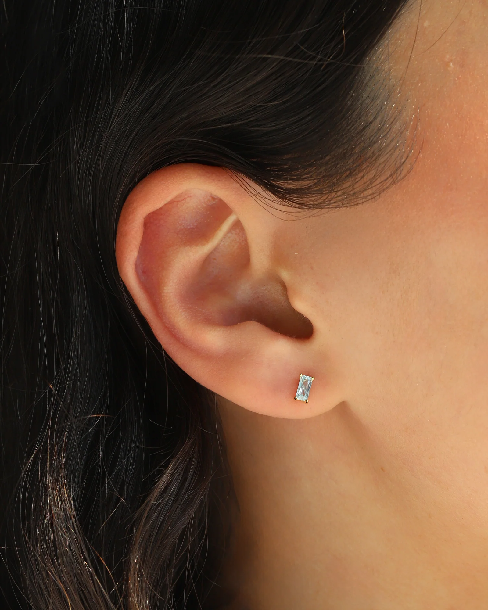 Birthstone Mix Shape CZ Studs - Image 2