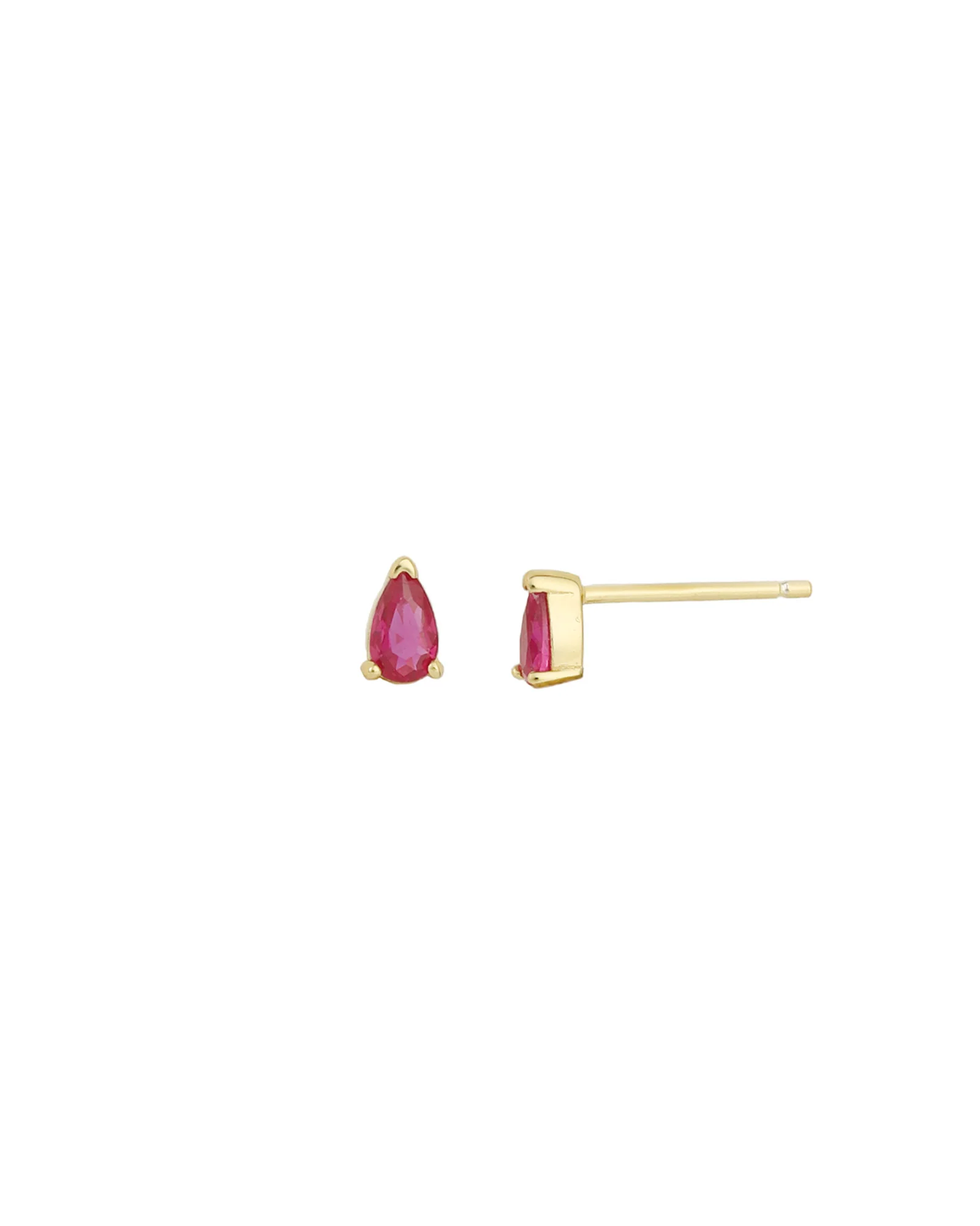 Birthstone Mix Shape CZ Studs