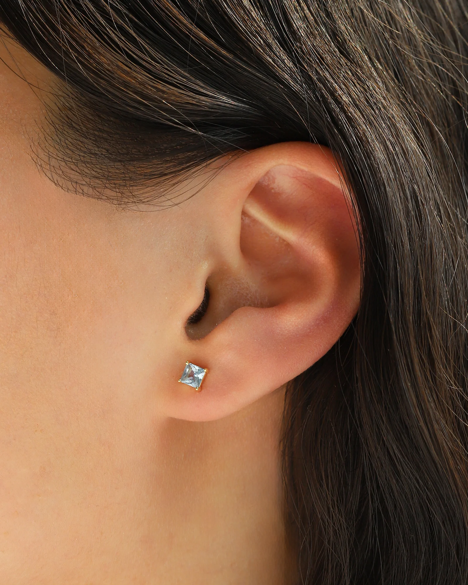 Birthstone Mix Shape CZ Studs - Image 2