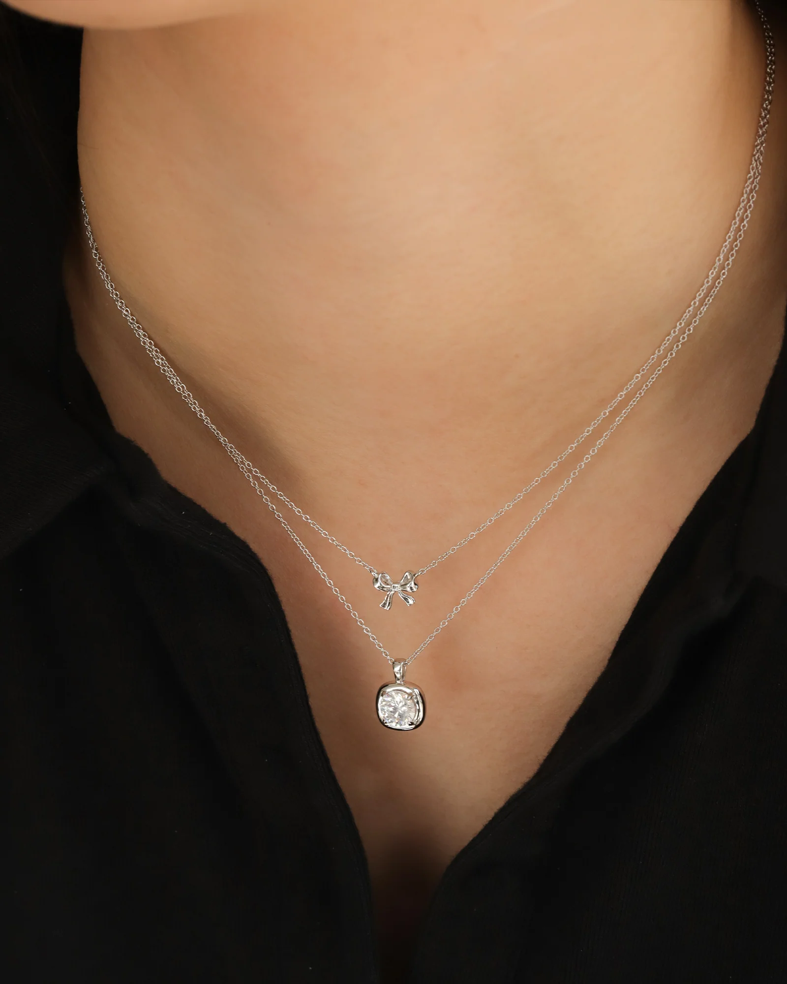 Bow Ribbon Necklace - Image 2